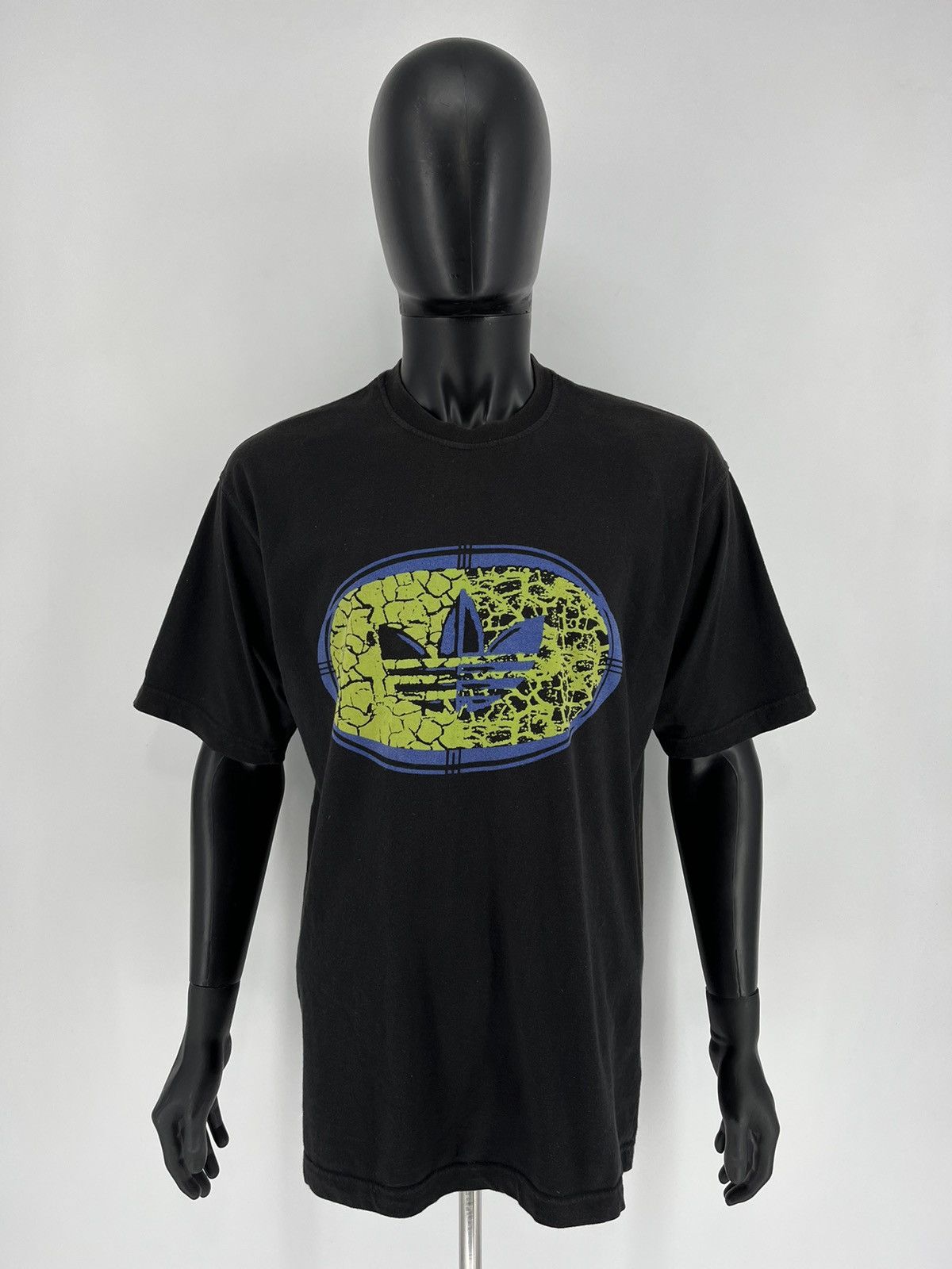 Adidas Vintage Y2K 90s Adidas Logo Tee Streetwear Size US M / EU 48-50 / 2 - 2 Thumbnail