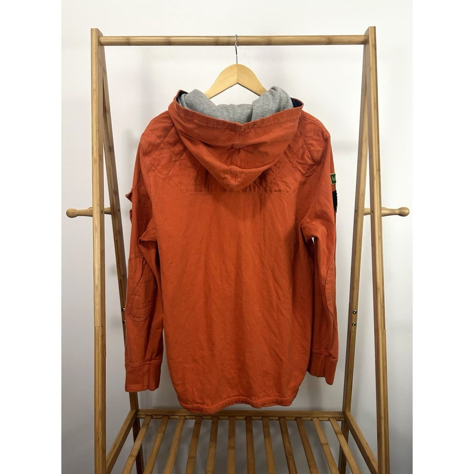 Polo Ralph Lauren VTG 90s Polo Ralph Lauren Ski Patrol Mt Div Hooded Pullover Rugby Sweatshirt L Orange Mens Polo Shirt Hoodie Size US L / EU 52-54 / 3 - 2 Thumbnail