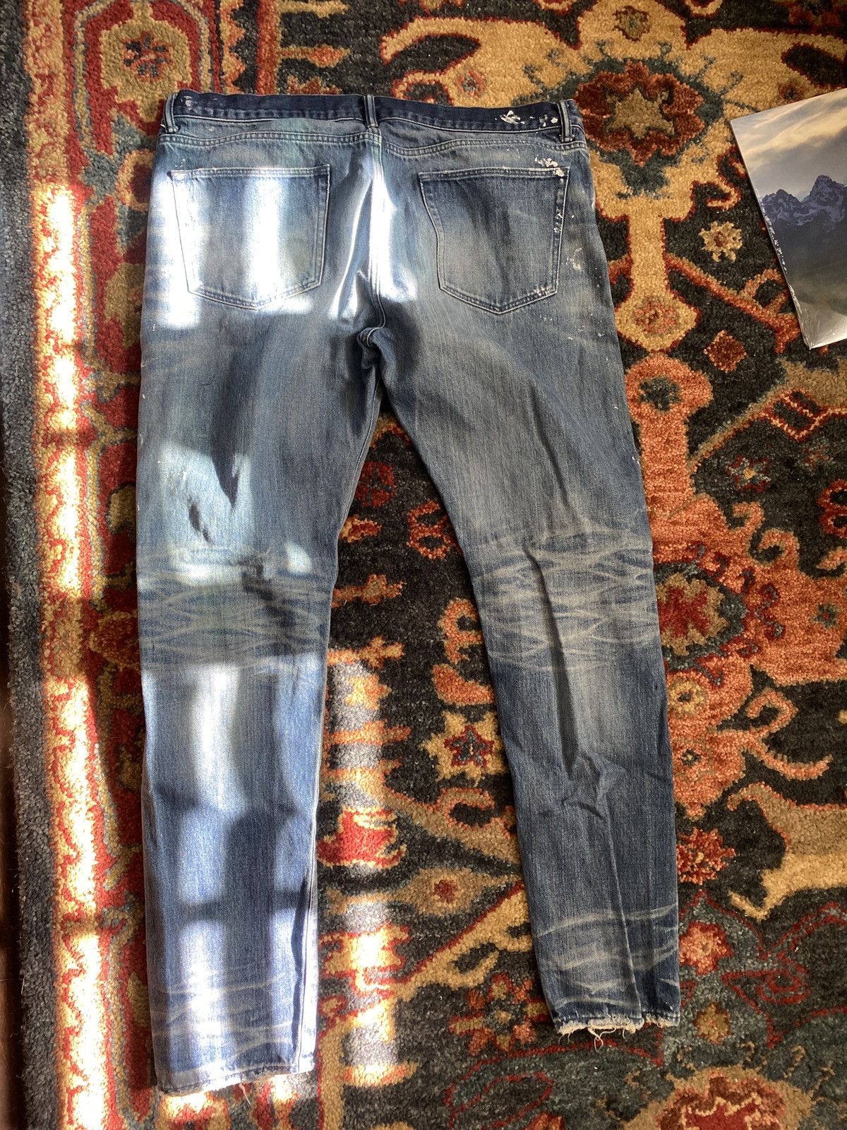 image of John Elliott Japanese Denim in Blue, Men's (Size 38)