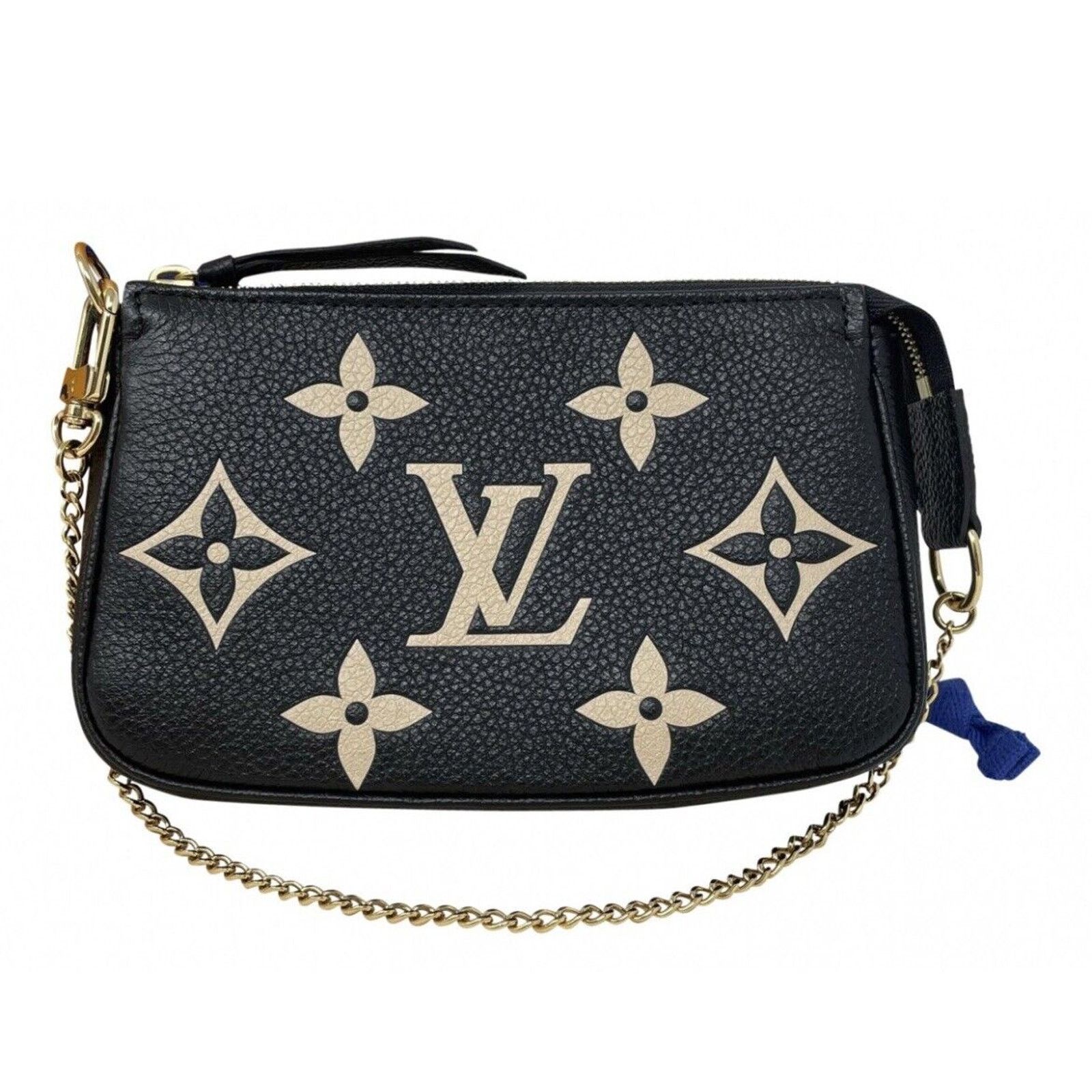 Louis Vuitton Mini Pochette Bicolor Monogram Empreinte Accessoires Black Size ONE SIZE - 2 Thumbnail