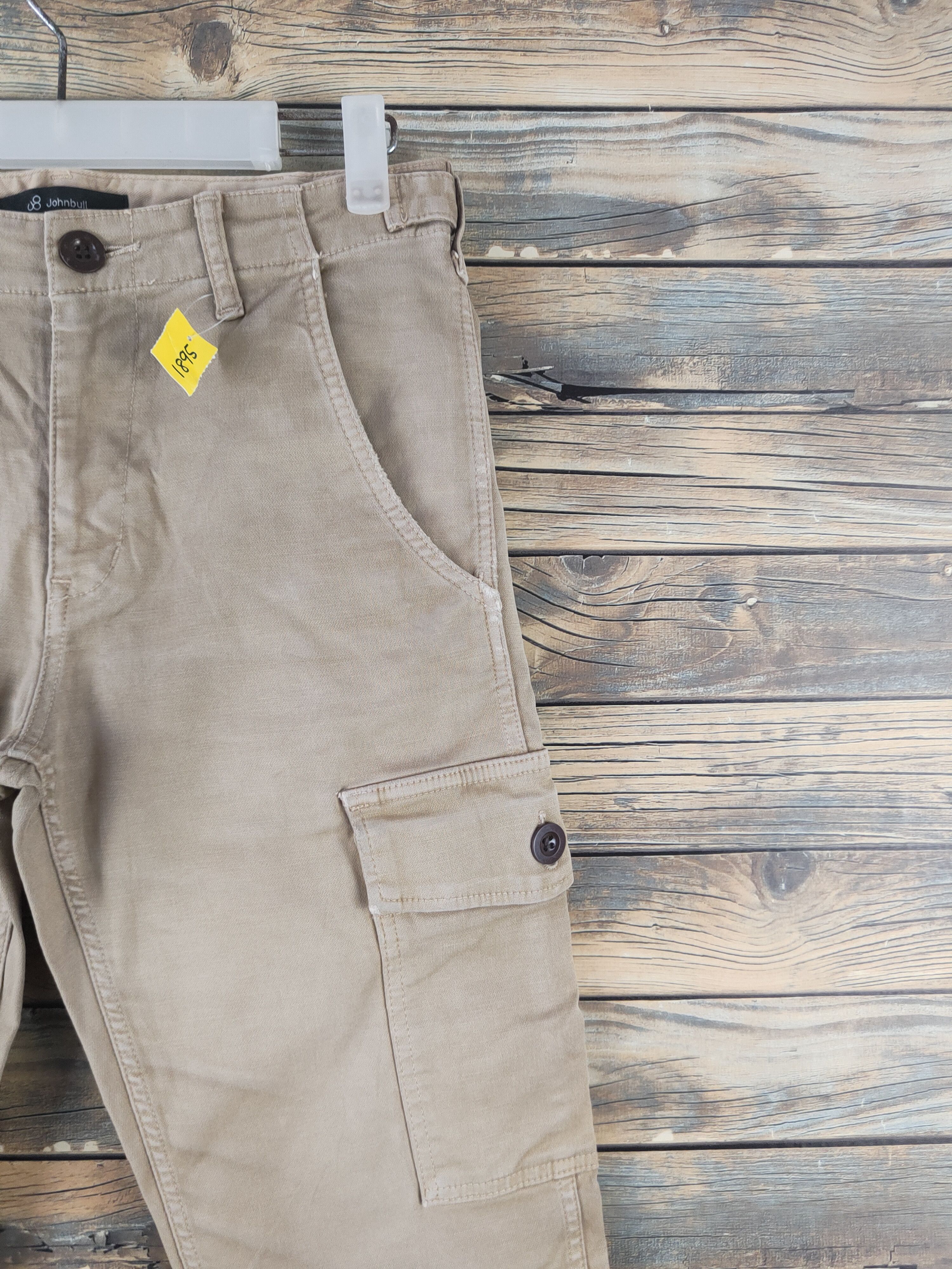 Johnbull DL Johnbull Beige Multipocket Cargo Pants #1895 Size US 28 / EU 44 - 5 Thumbnail