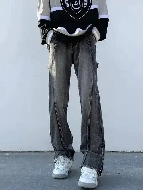 Designer × Japanese Brand × Vintage New High Street Men Jean Streetwear Size US 31 - 1 Thumbnail