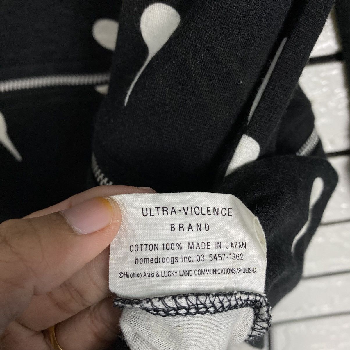 Japanese Brand 📌Sweatshirt Polkadot Design Hirohiko Araki Issey Miyake Size US M / EU 48-50 / 2 - 17 Thumbnail