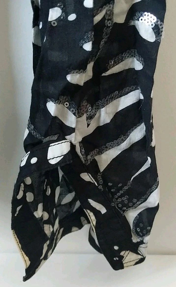 Tory Burch TORY BURCH SHEER SEQUIN LONG SLEEVE BLOUSE TOP SHIRT Size M / US 6-8 / IT 42-44 - 5 Thumbnail