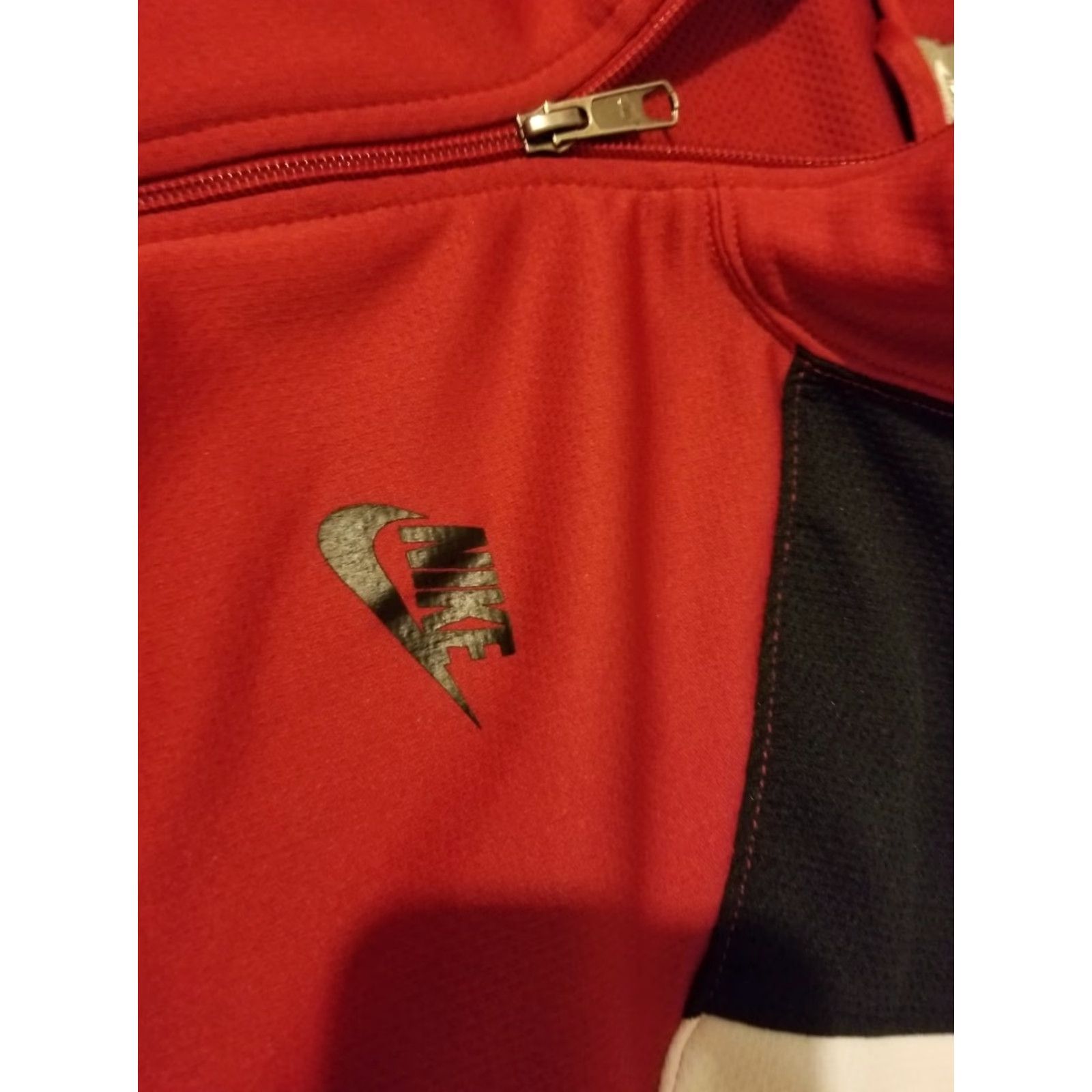 Nike VINTAGE? Nike Jacket Mens 2XL Red Athletic Track Jacket 100% Polyester Sports Activewear Mens Size US XXL / EU 58 / 5 - 3 Thumbnail