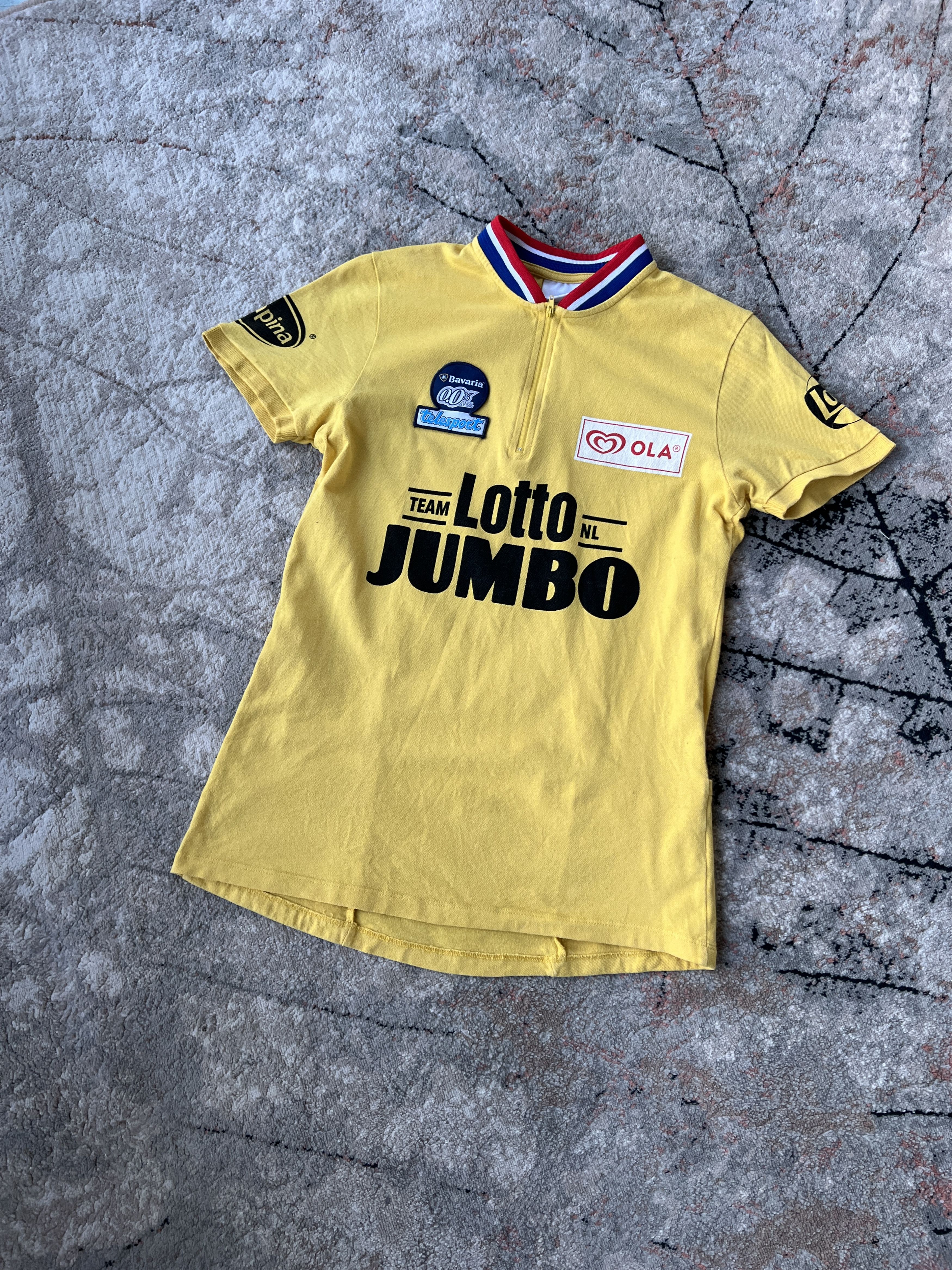 Vintage Joop Zoetemelk Vintage Lotto Jumbo Cycle Tee Size US S / EU 44-46 / 1 - 1 Thumbnail
