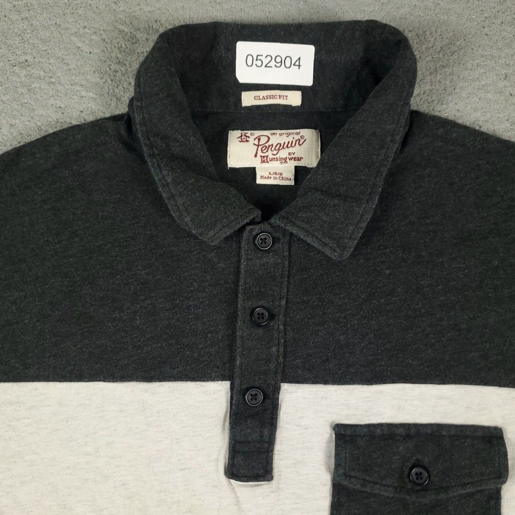 Vintage Penguin Polo Shirt Men’s Large Gray Casual Short Sleeve Activewear Size US L / EU 52-54 / 3 - 2 Thumbnail