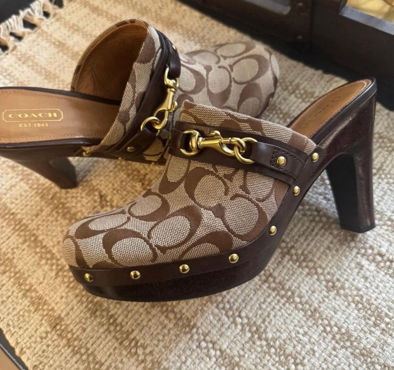 Coach Vintage 80’s Coach Heels (7.5w) Size US 7.5 / IT 37.5 - 2 Thumbnail