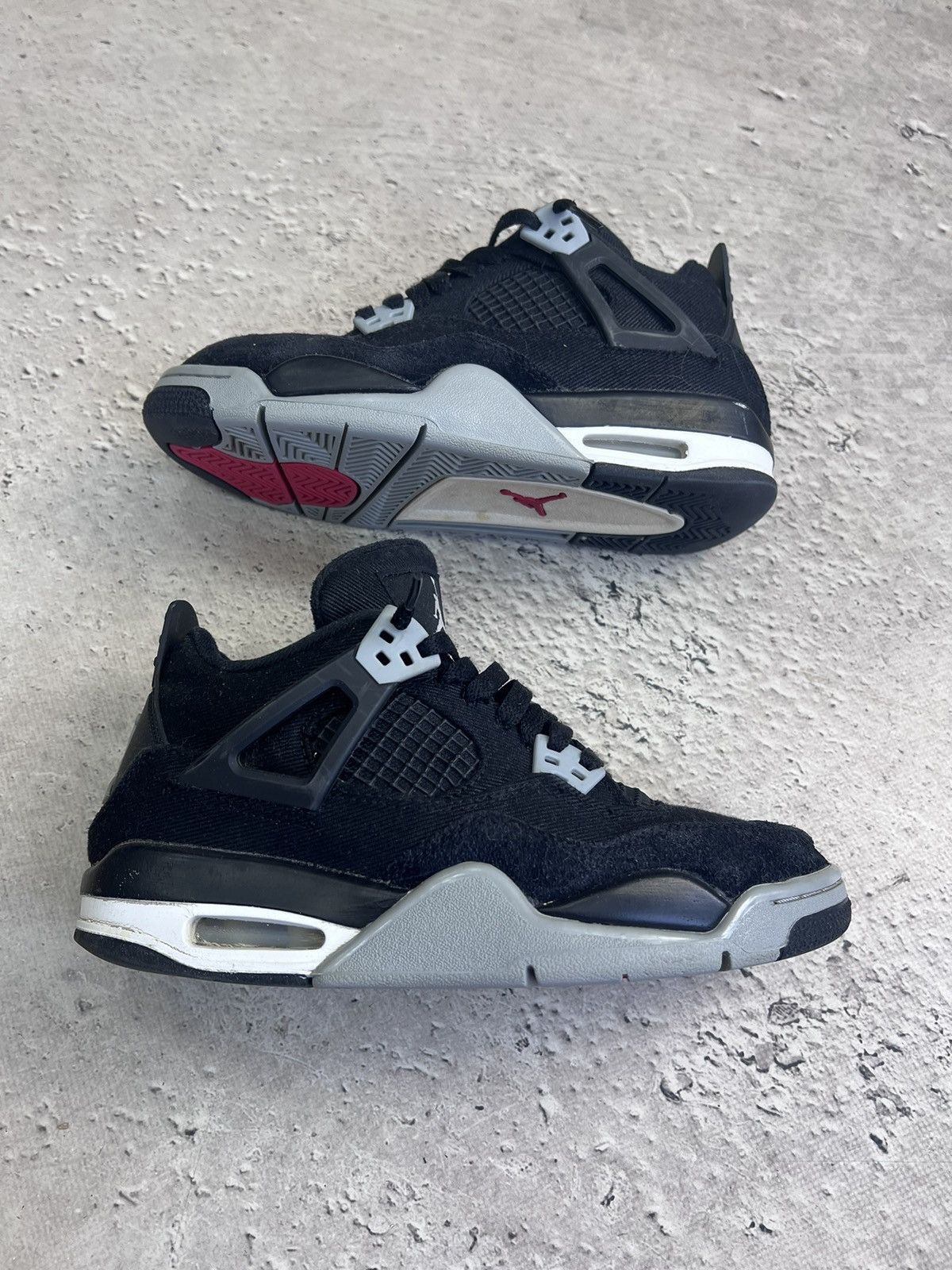 Nike × Vintage Nike Air Jordan 4 Retro SE GS black SNEAKERS SHOES drill Size US 7.5 / IT 37.5 - 6 Thumbnail