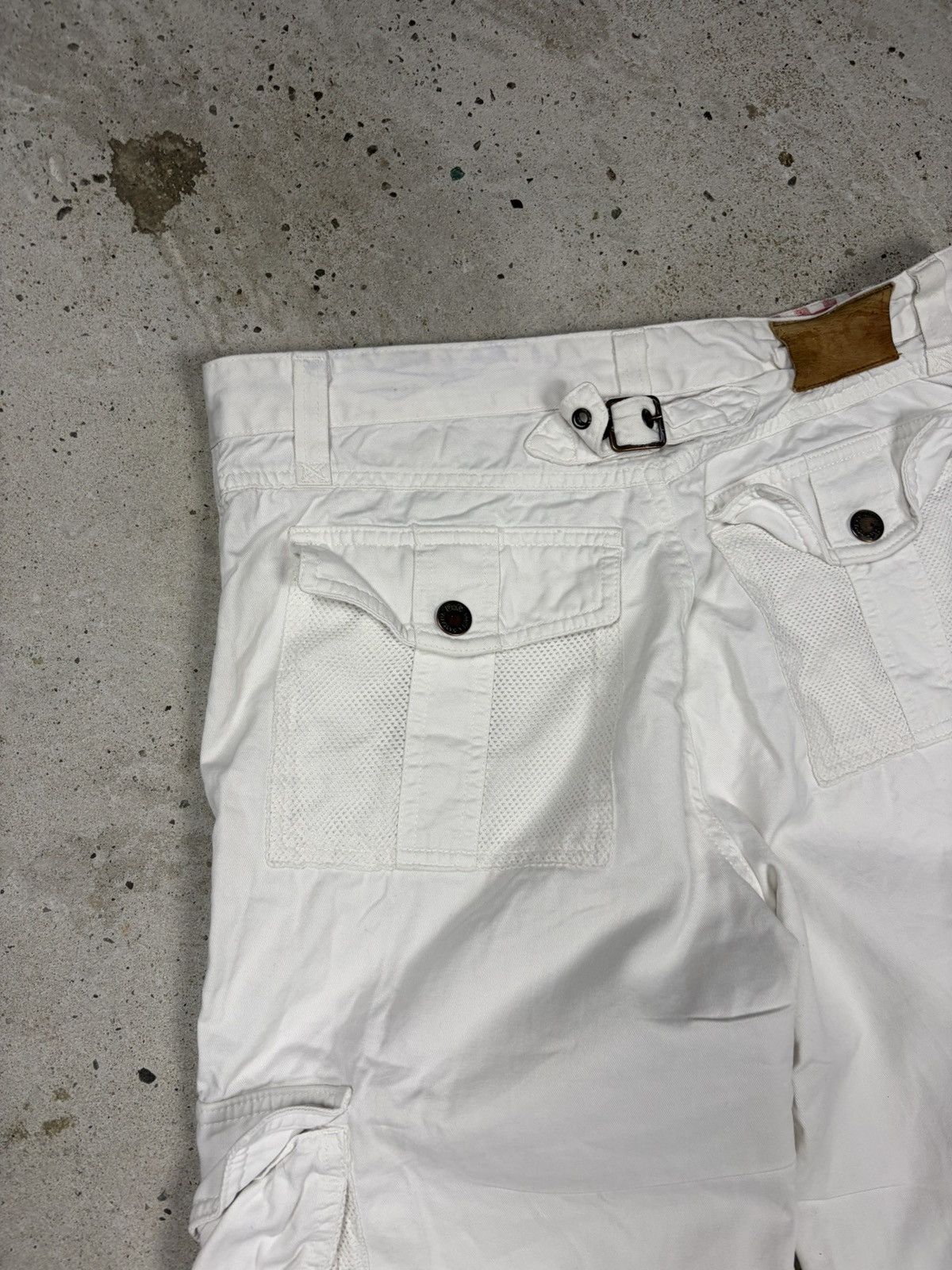 Dolce & Gabbana 2000s Dolce & Gabbana White Baggy Cargo Pants Utility Size 27" / US 4 / IT 40 - 18 Thumbnail