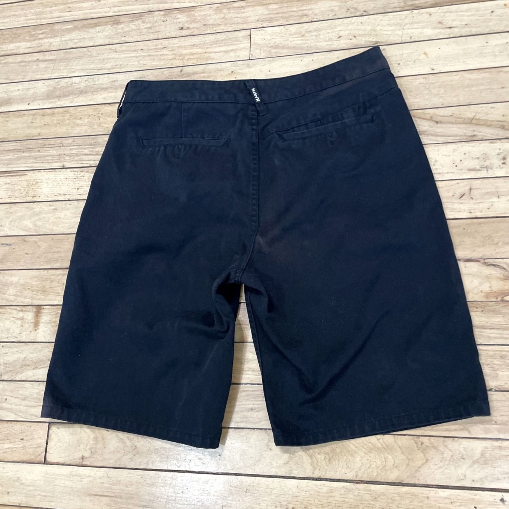 Hurley Hurley Shorts Men 32 Black Sun Bleached Thick Canvas Preppy Skate Surf Chino 32 Size US 32 / EU 48 - 2 Thumbnail