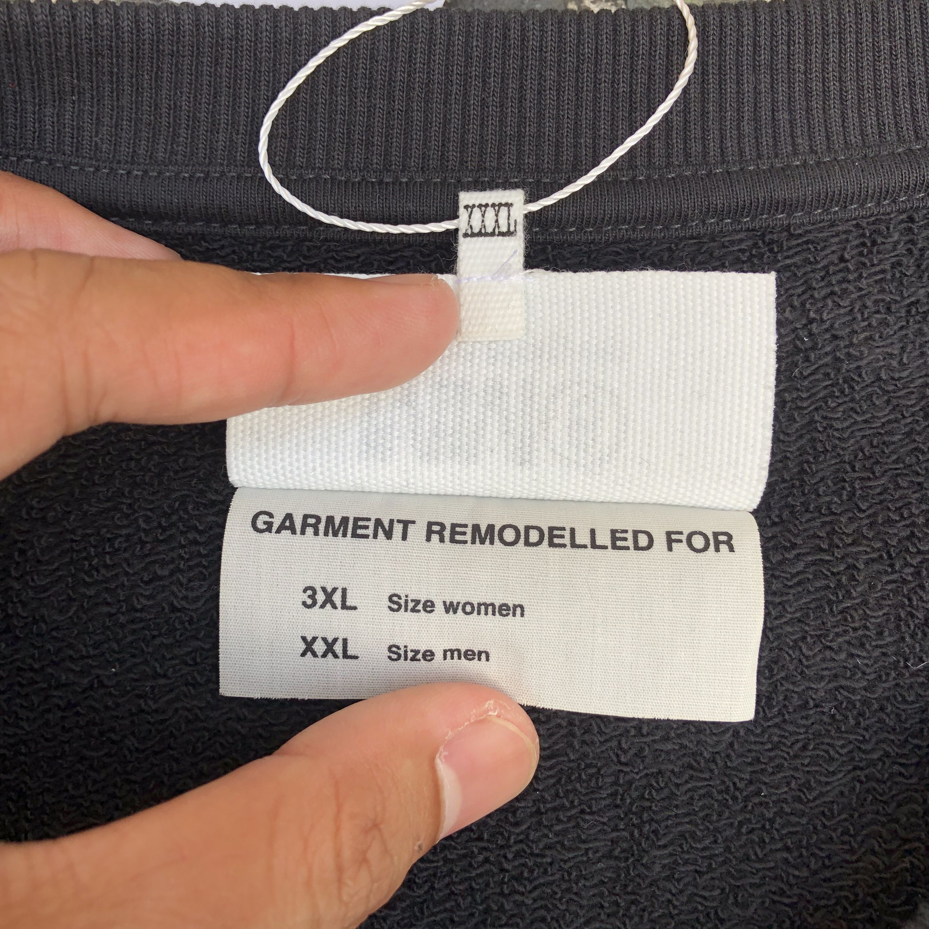 MM6 Maison Margiela Studded Logo Boxy S/S Sweatshirt Size XXL / US 16-18 / IT 52-54 - 8 Thumbnail