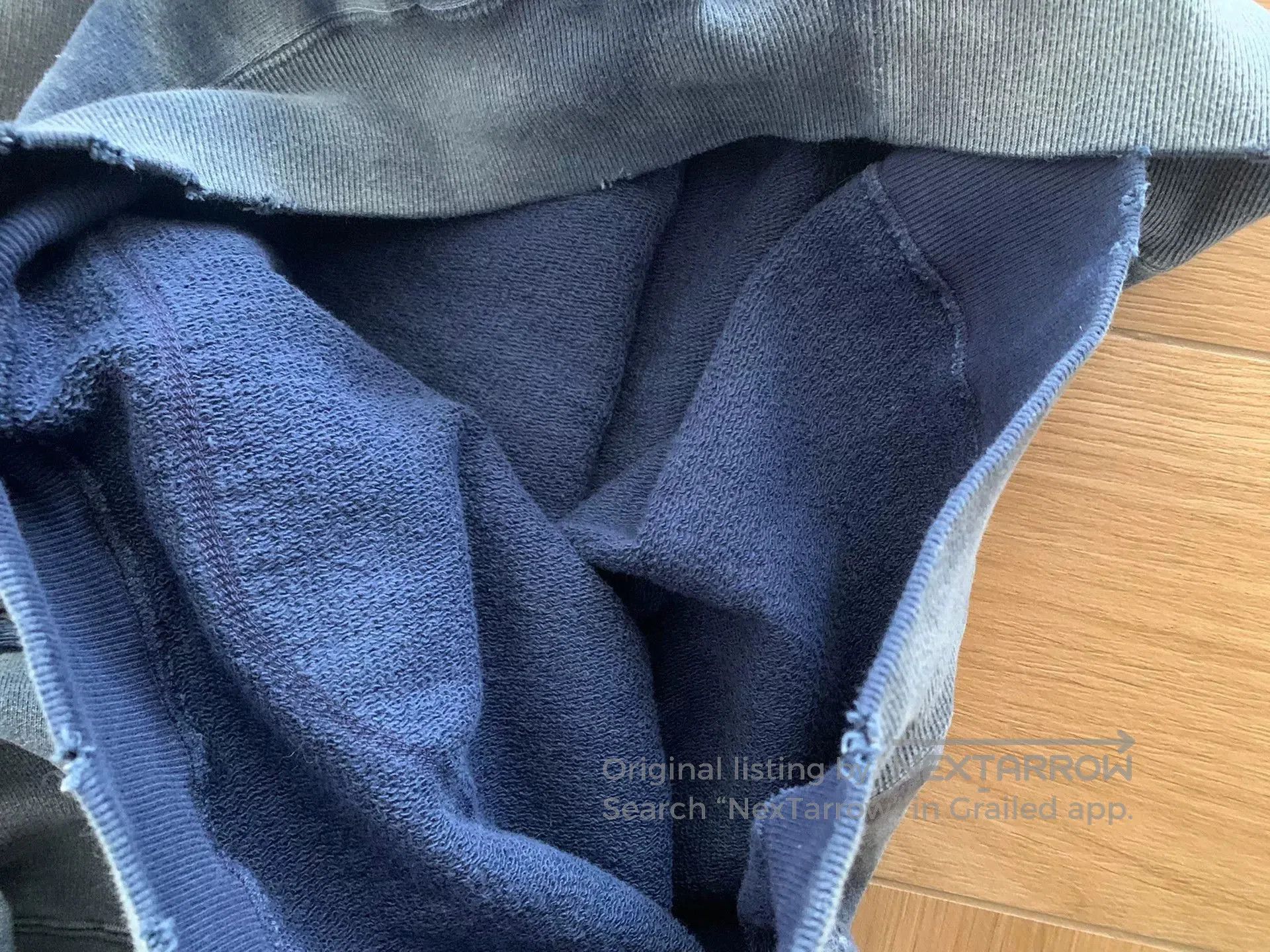 BALMUNG bow bow hard ageing hoodie with paint details. Size US XXL / EU 58 / 5 - 4 Thumbnail
