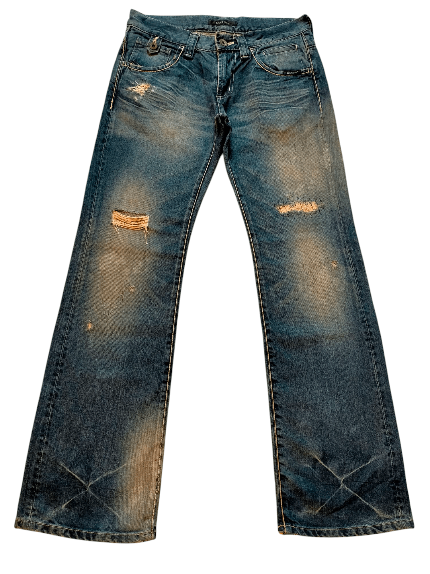 If Six Was Nine Flare Jeans Ufin & Sons Japan Boot cut Denim Size US 32 / EU 48 - 1 Thumbnail