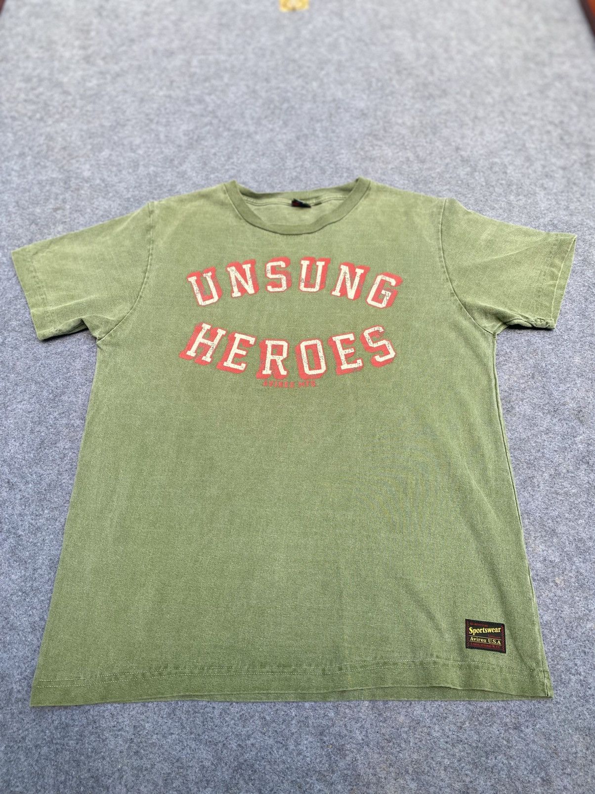 Avirex Avirex unsung heroes tee Size US XL / EU 56 / 4 - 17 Thumbnail