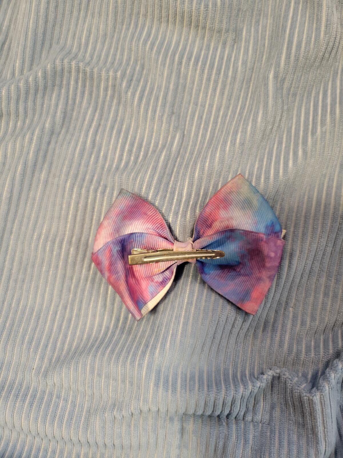 Genetic Manipulation Shinichiro Kuriya Tie-Dye Pattern Hair Bow Clip Size ONE SIZE - 2 Thumbnail