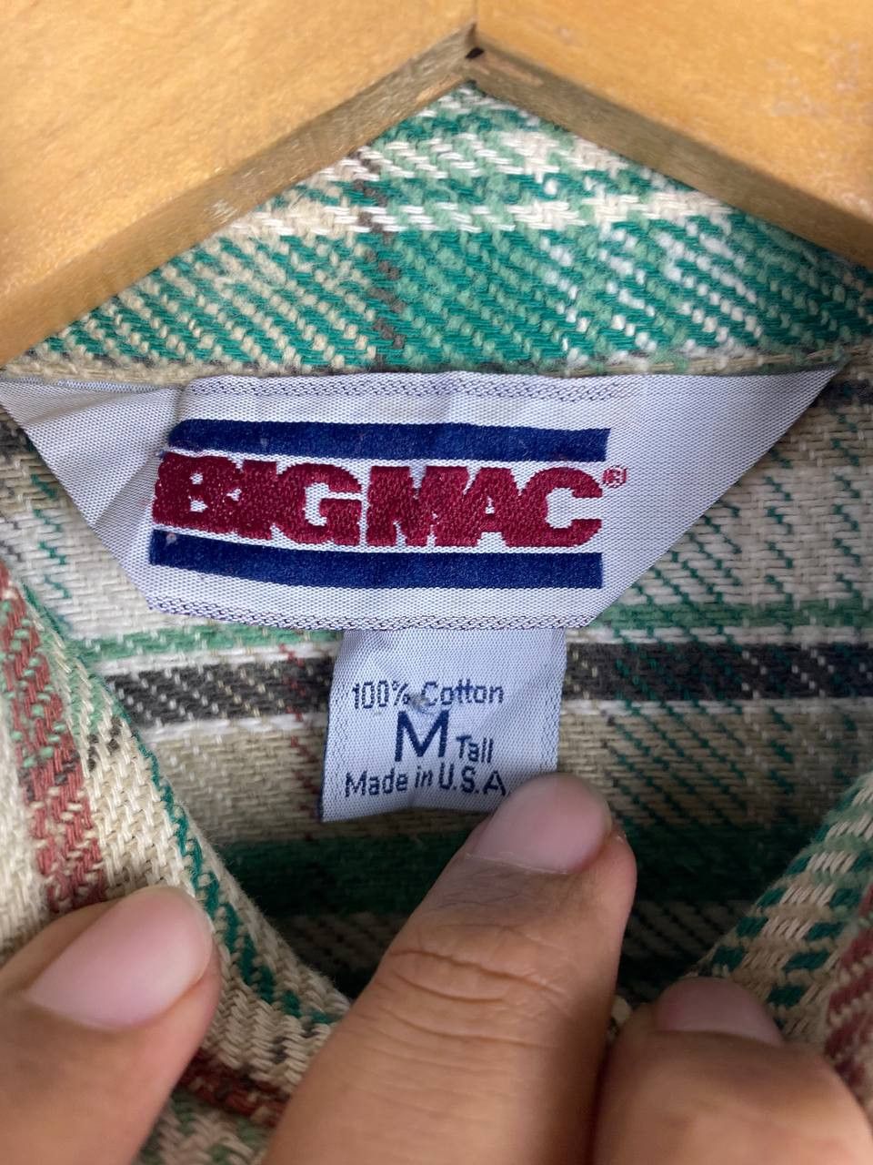 Big Mac vintage big mac checkered flannel shirt nice design Size US M / EU 48-50 / 2 - 5 Thumbnail