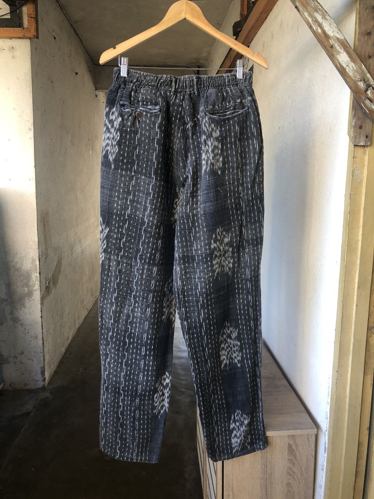 Vintage Vintage Milieu Au Pli Knit Gaudy Pants Like Kapital Size US 32 / EU 48 - 14 Thumbnail