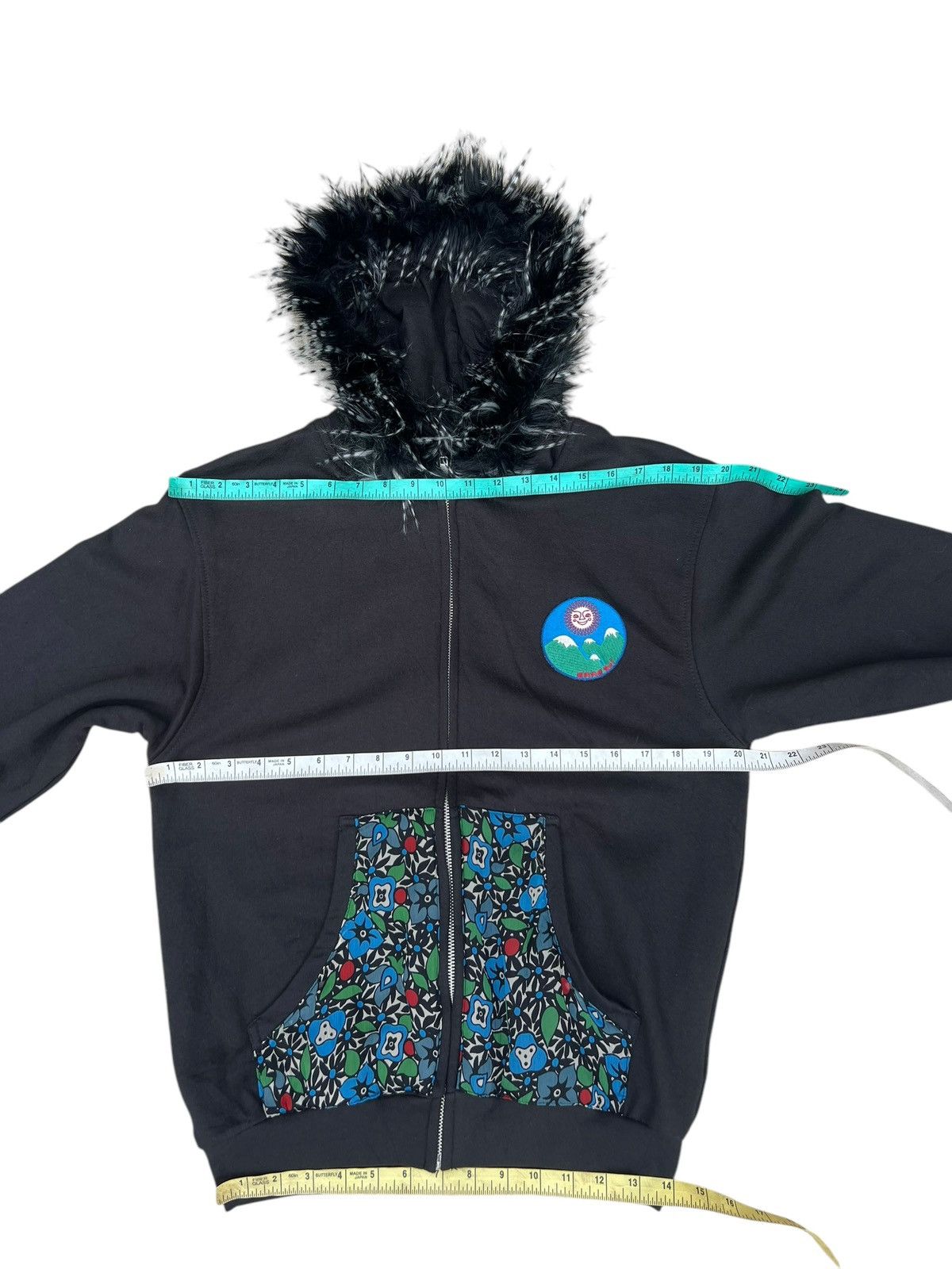 Vintage Vintage ANNA SUI Made in Usa Faux Fur Hoodie Sweater Size US S / EU 44-46 / 1 - 3 Thumbnail