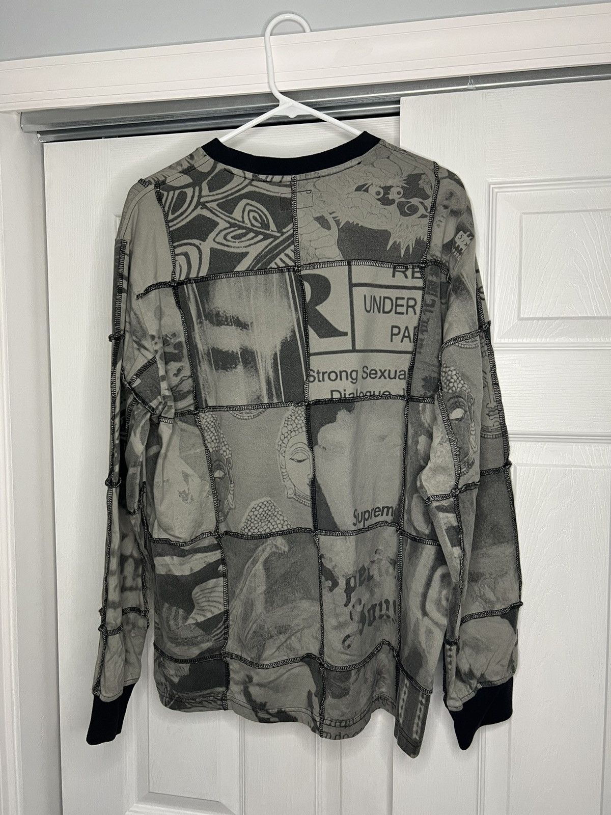 Supreme Supreme Mosaic Patchwork Long Sleeve Size US L / EU 52-54 / 3 - 2 Thumbnail