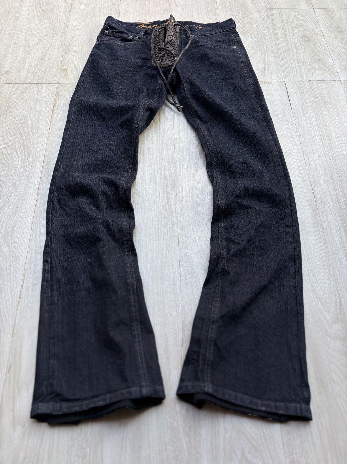 5351 POUR LES HOMMES 291295 homme phyton lace up jeans Size US 30 / EU 46 - 1 Thumbnail