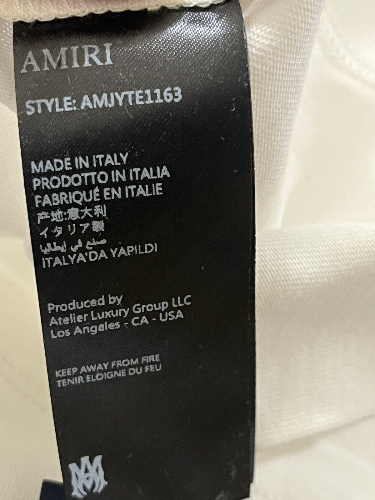 Amiri Amiri Crystal Hollywood Tee Sz L Size US L / EU 52-54 / 3 - 17 Thumbnail