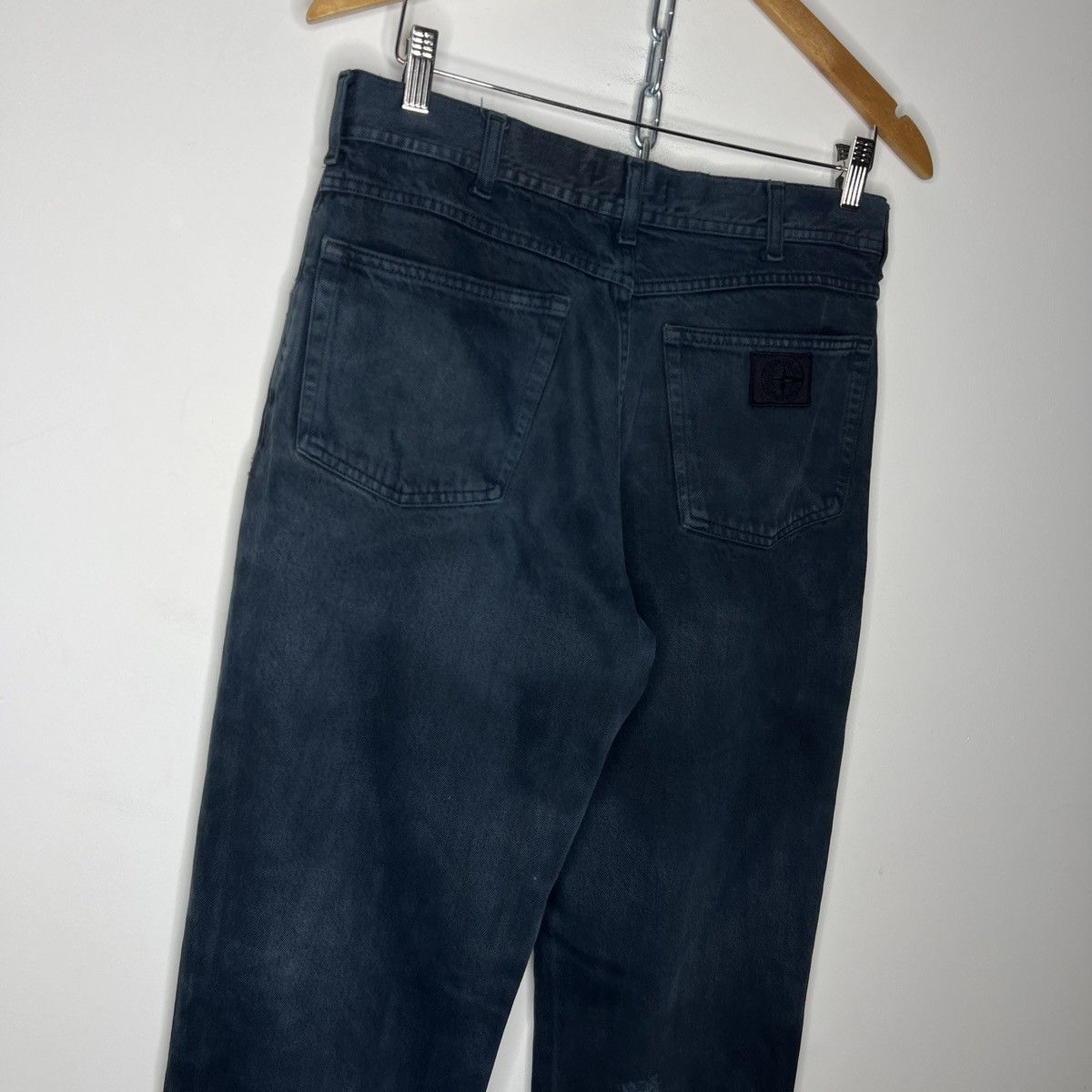 Stone Island × Vintage Vintage Stone Island 90s Jeans Denim Pants Trousers Straight Size US 32 / EU 48 - 4 Thumbnail