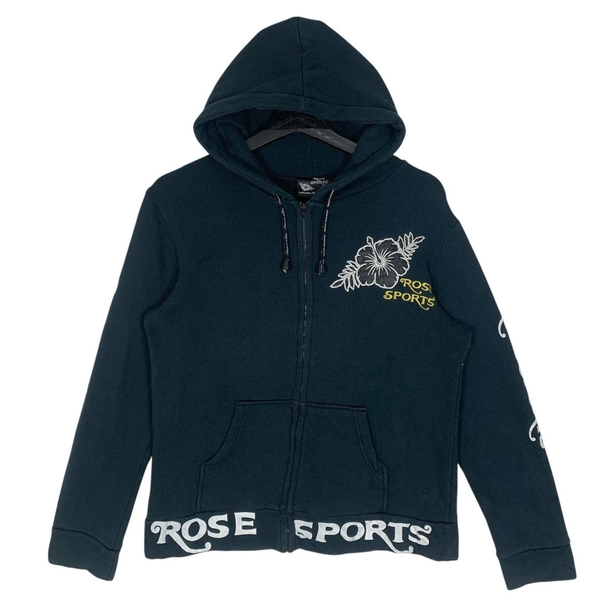 Japanese Brand Rose Sport Apparel JapaneseBrand SurfStyle Floral Hoodie Size S / US 4 / IT 40 - 3 Thumbnail