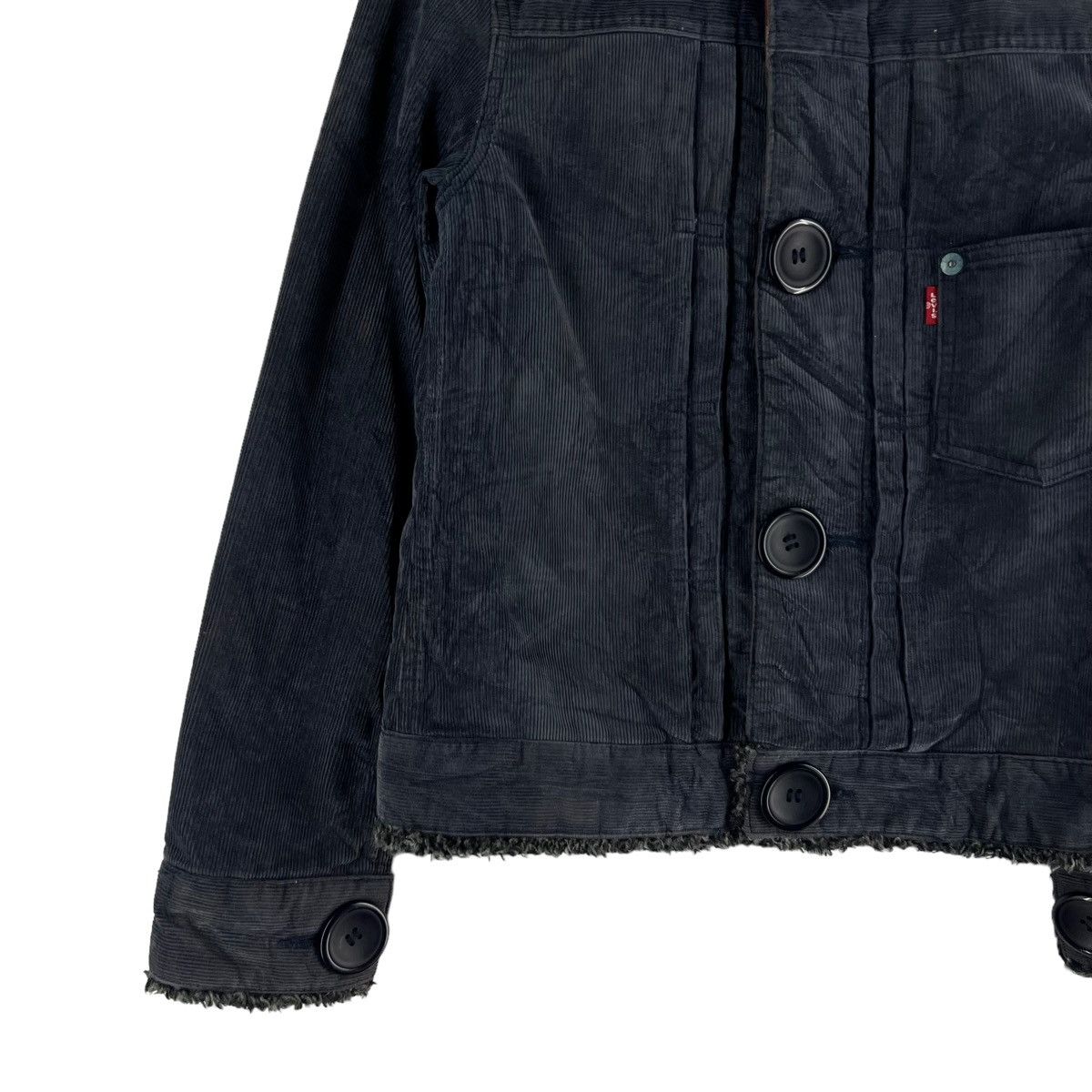 Japanese Brand 🔥VINTAGE TRUCKER DENIM JACKET LEVI’S MINK FUR LINING Size M / US 6-8 / IT 42-44 - 3 Thumbnail
