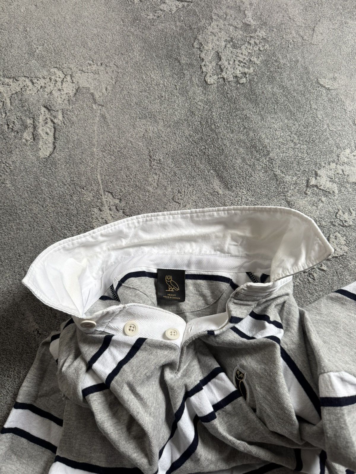 Drake OVO by Drake M/size striped rugby sweatshirt jumper pullover Size US M / EU 48-50 / 2 - 10 Thumbnail