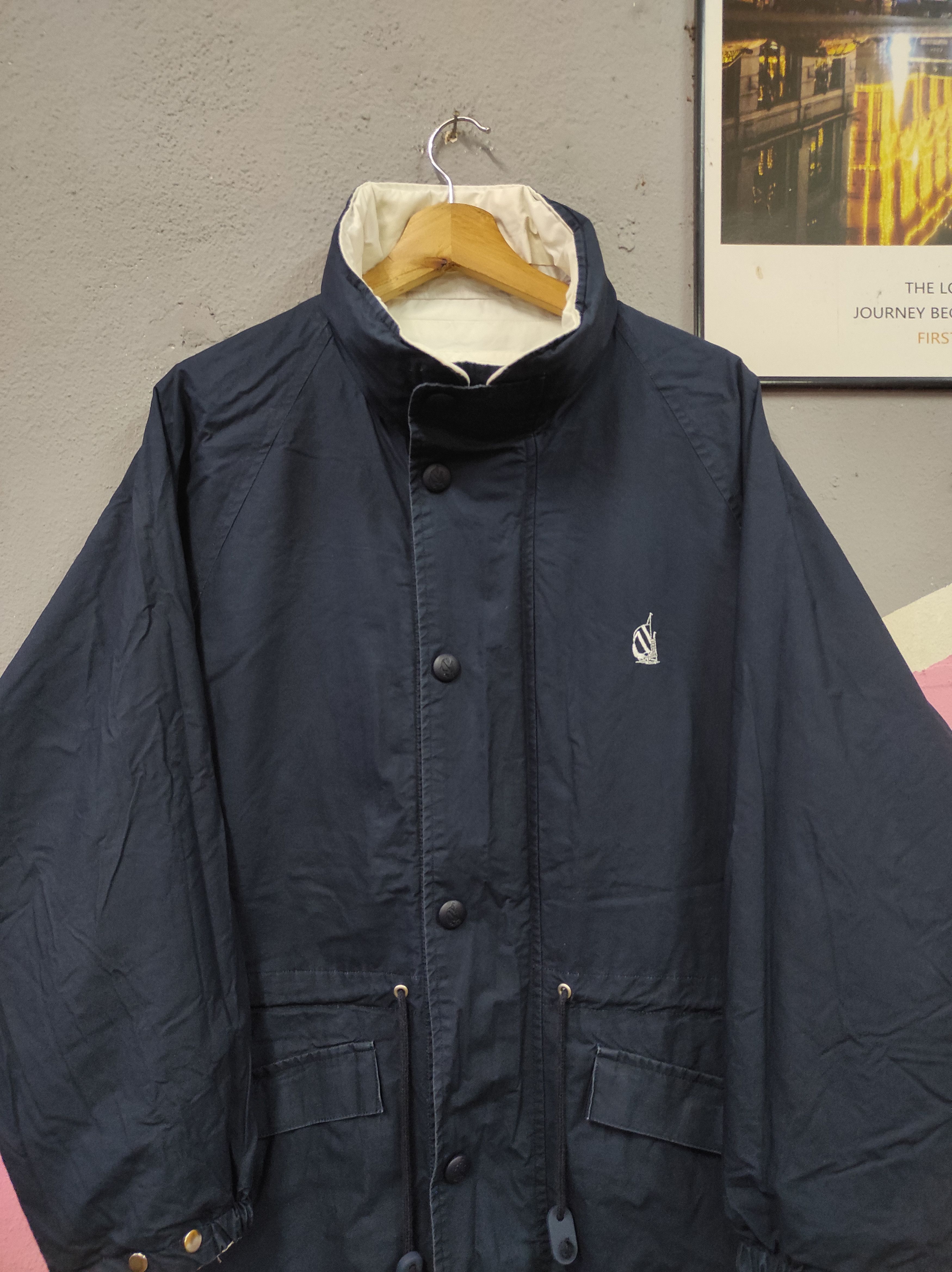 Japanese Brand × Nautica NAUTICA J US 2 REVESIBLE PARKA JACKET HOODED Size US L / EU 52-54 / 3 - 6 Thumbnail