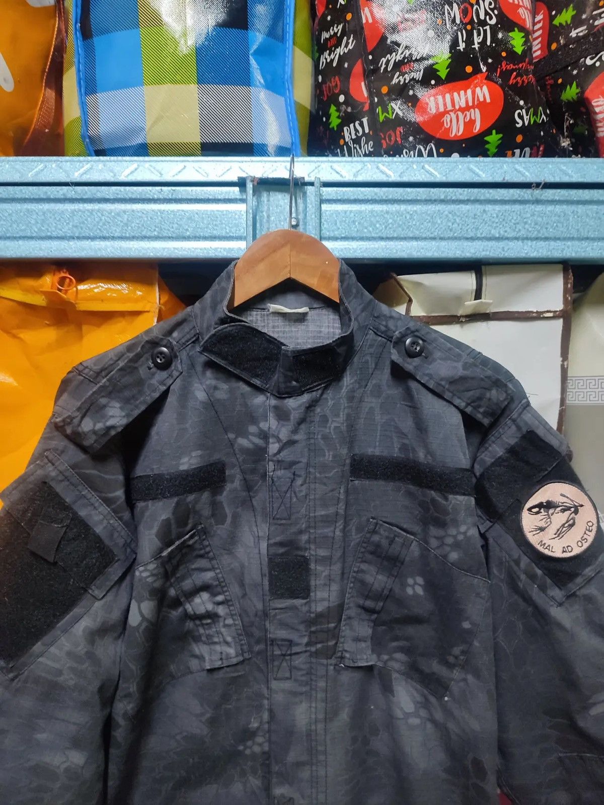 Other Vintage Y2K Mal Ad Osteo Tactical Camo Combat Jacket Size US M / EU 48-50 / 2 - 2 Thumbnail