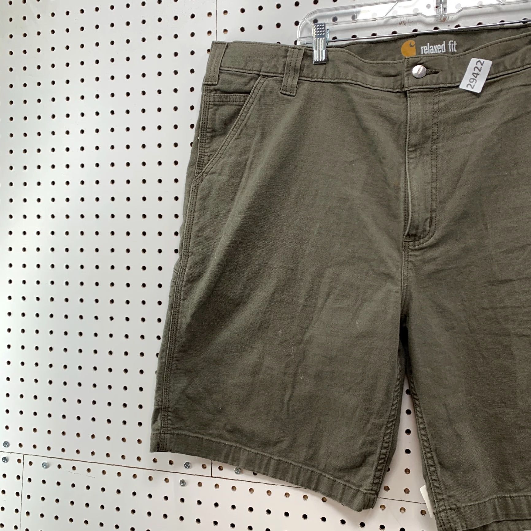 Carhartt Carhartt Shorts Mens 42 Canvas Brown Cargo Workwear Inseam 10 in Pockets Carhartt Canvas Carpentert Shorts Mens 42 Brown Canvas Workwear Size US 42 / EU 58 - 3 Thumbnail