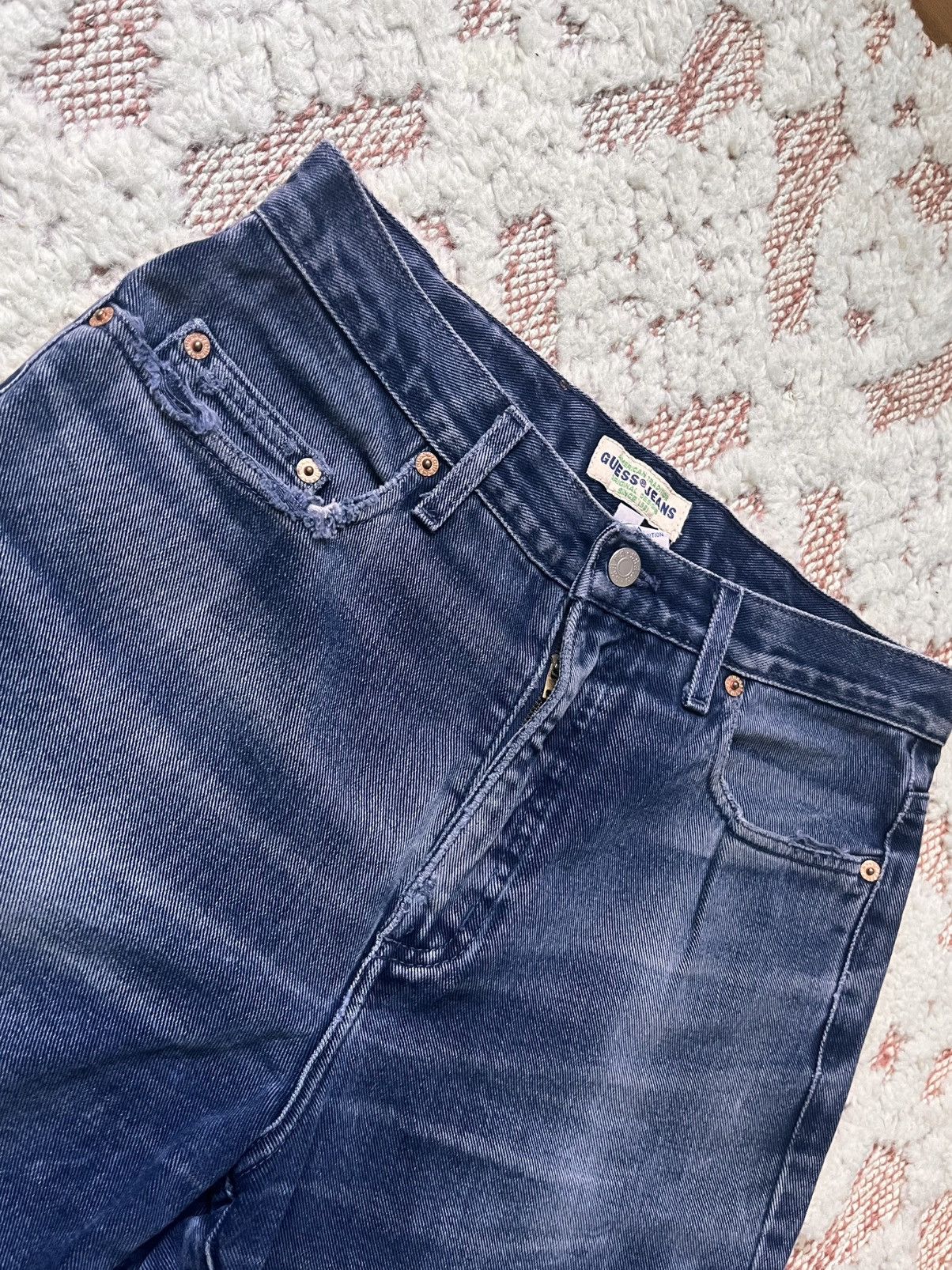 Guess × Vintage Vintage 90s GUESS USA Jeans W33 L30 - Made in USA - Size US 33 - 2 Thumbnail
