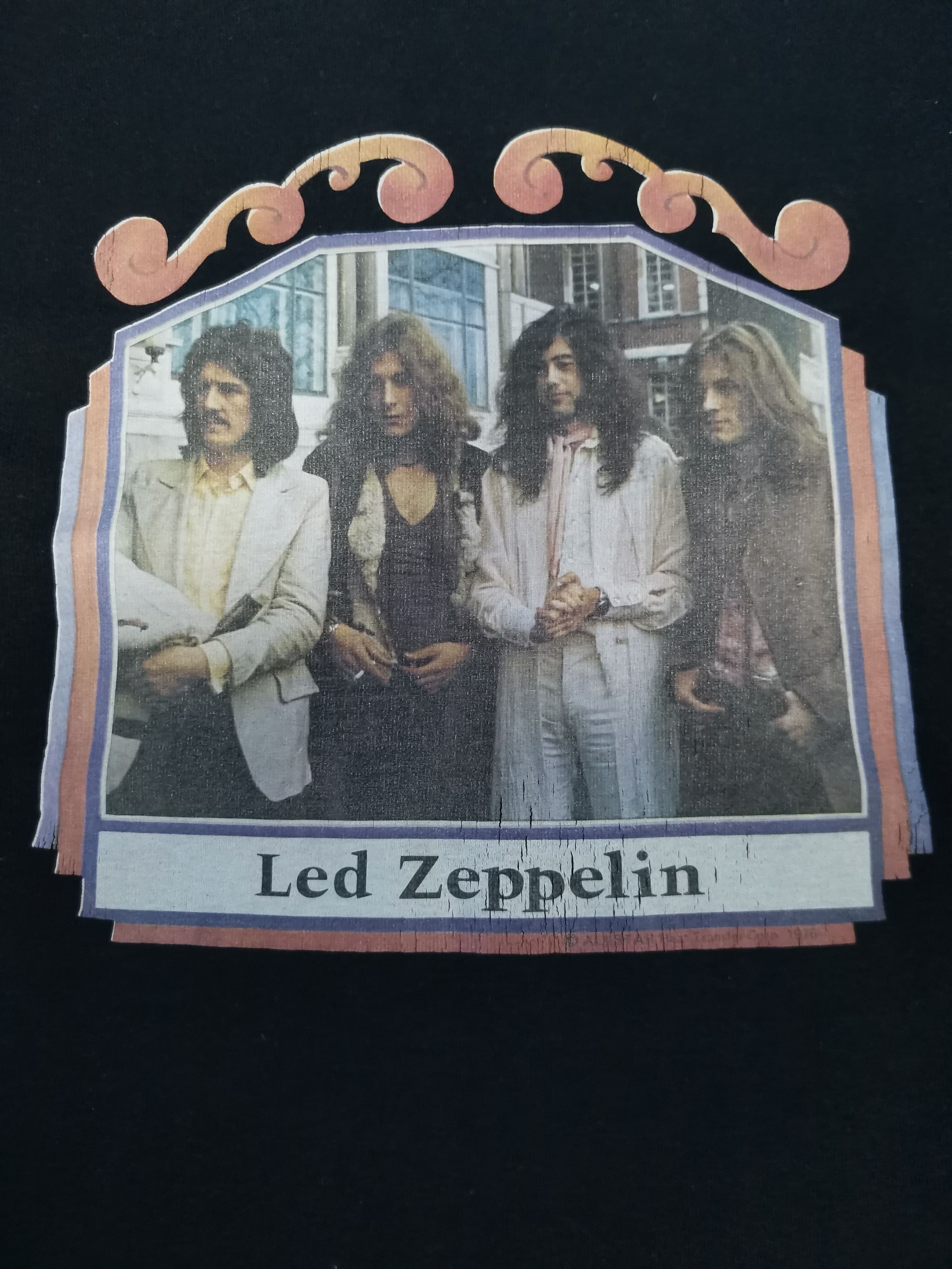 Vintage True Vintage Led Zeppelin 70s Rock Band Tee Stitches Size US S / EU 44-46 / 1 - 1 Thumbnail