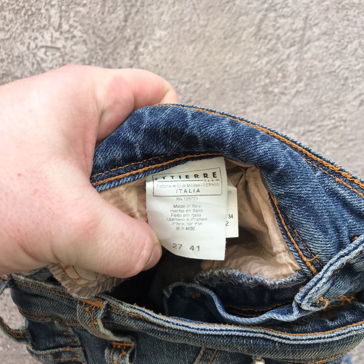 Vintage Vintage Galliano Y2K Baggy Jeans Streetwear Grunge Washed 27 Size 27" / US 4 / IT 40 - 8 Thumbnail