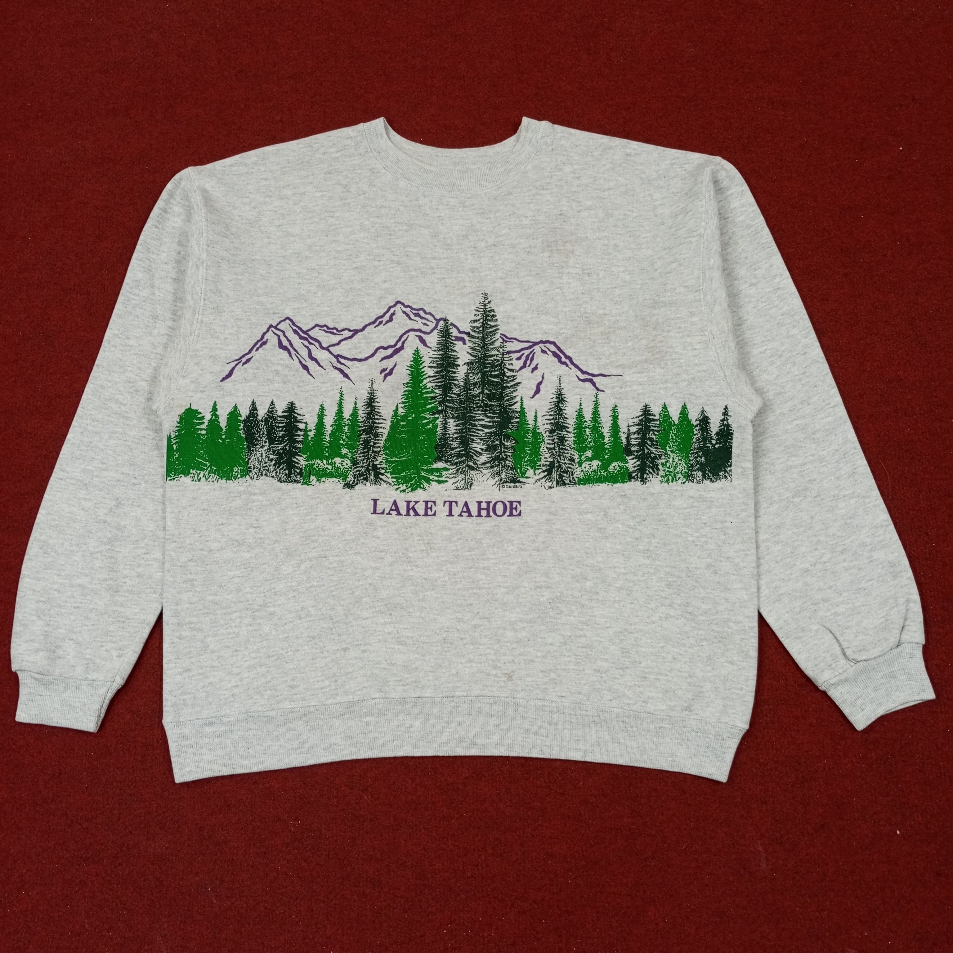 Vintage Lake Tahoe Art Style Vintage Sweatshirt Size US L / EU 52-54 / 3 - 1 Thumbnail