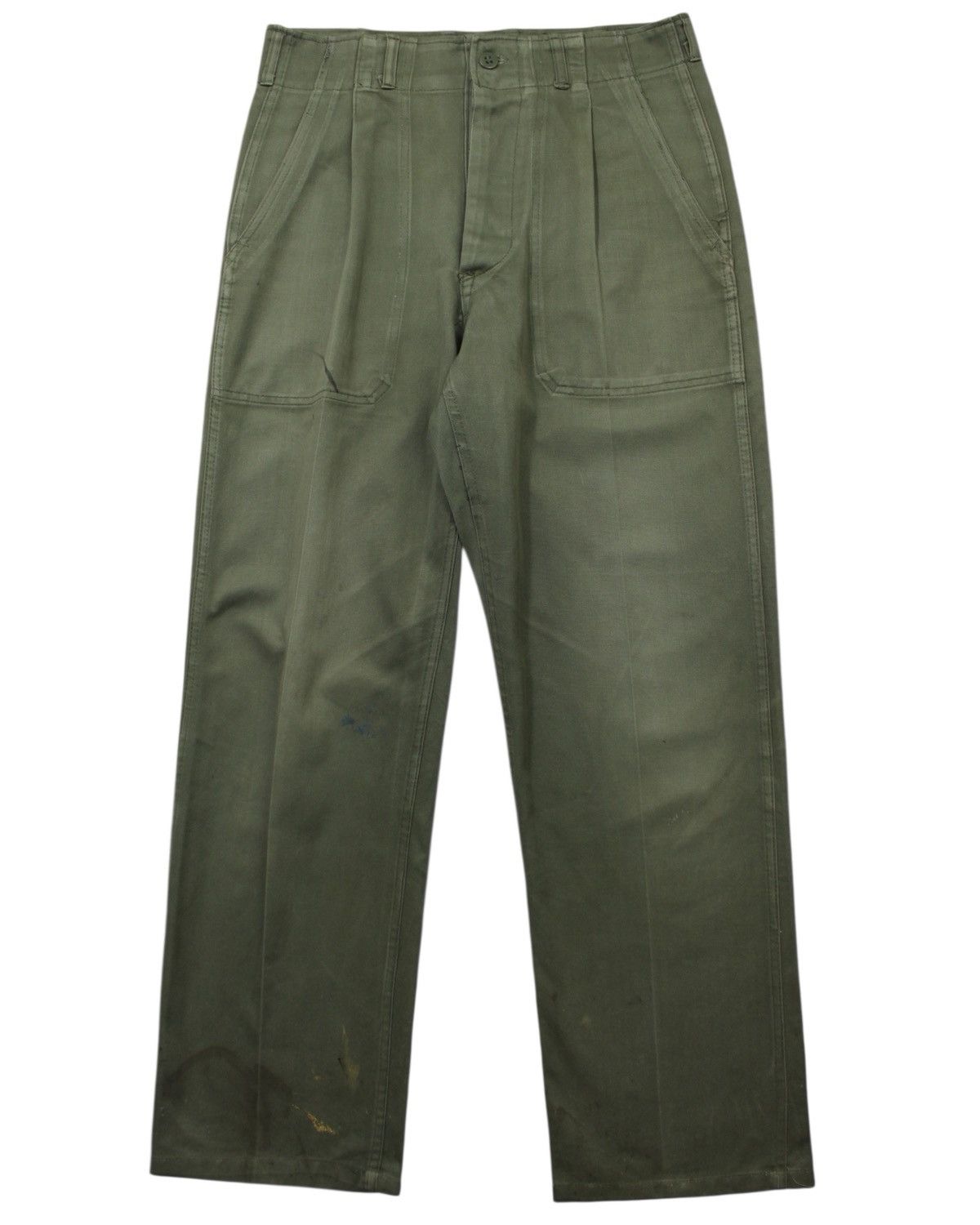 Vintage 1990S KOREAN MILITARY FATIGUE PANTS Size US 30 / EU 46 - 1 Thumbnail