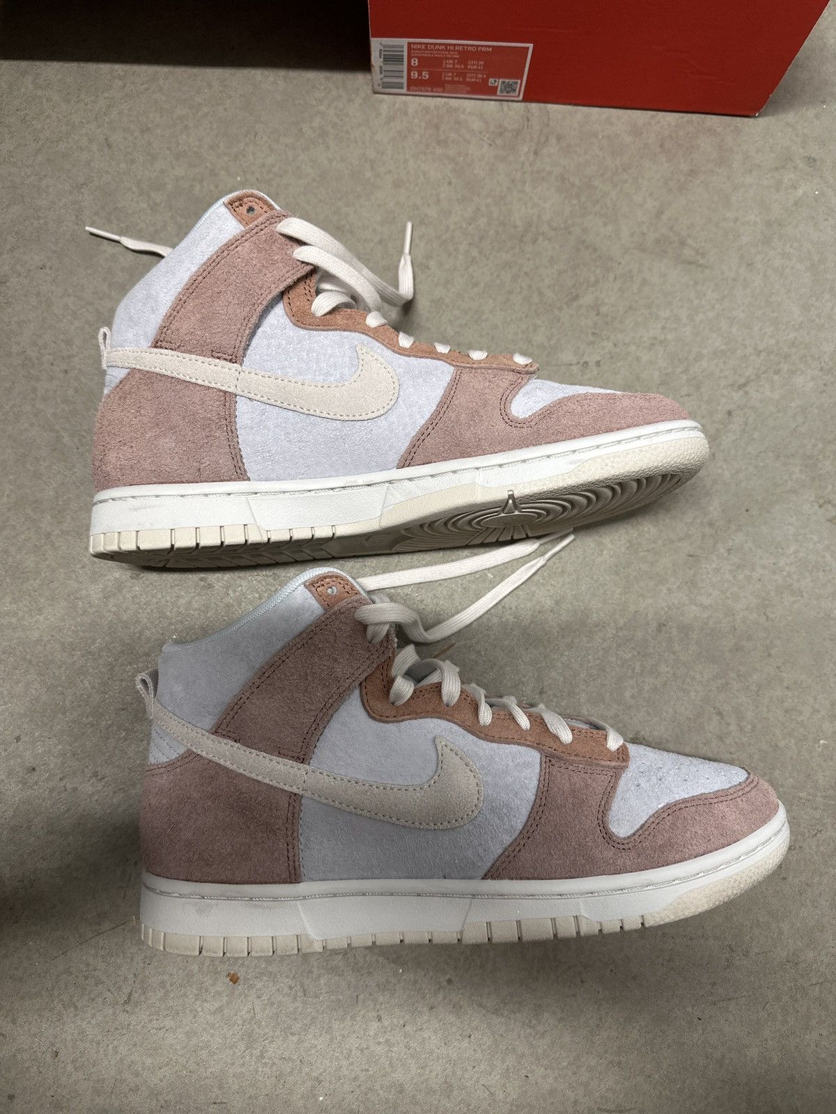 Nike Nike dunk hi fossil rose Size US 8 / EU 41 - 5 Thumbnail