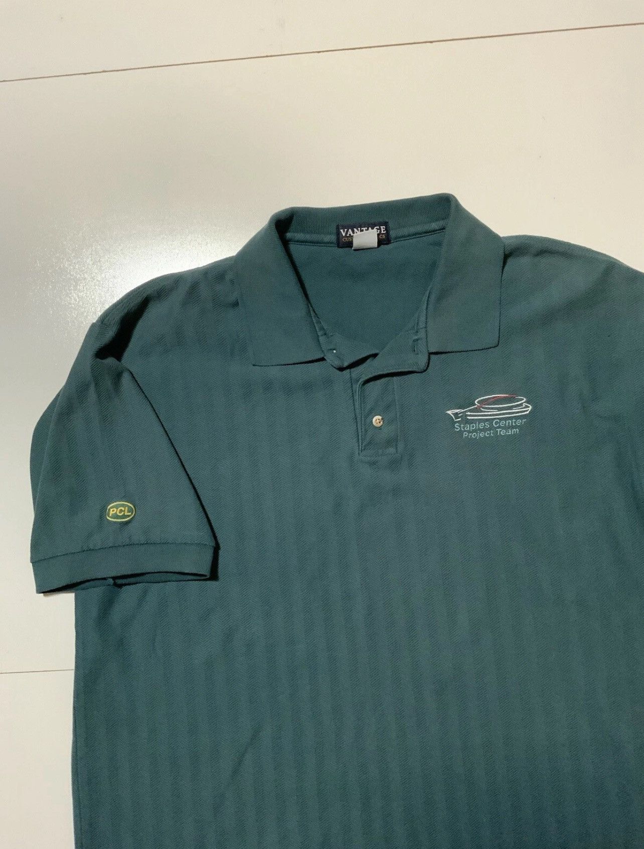 Vintage Vintage Vantage Staples Center Project Team Staff Polo Shirt Size US XL / EU 56 / 4 - 4 Thumbnail