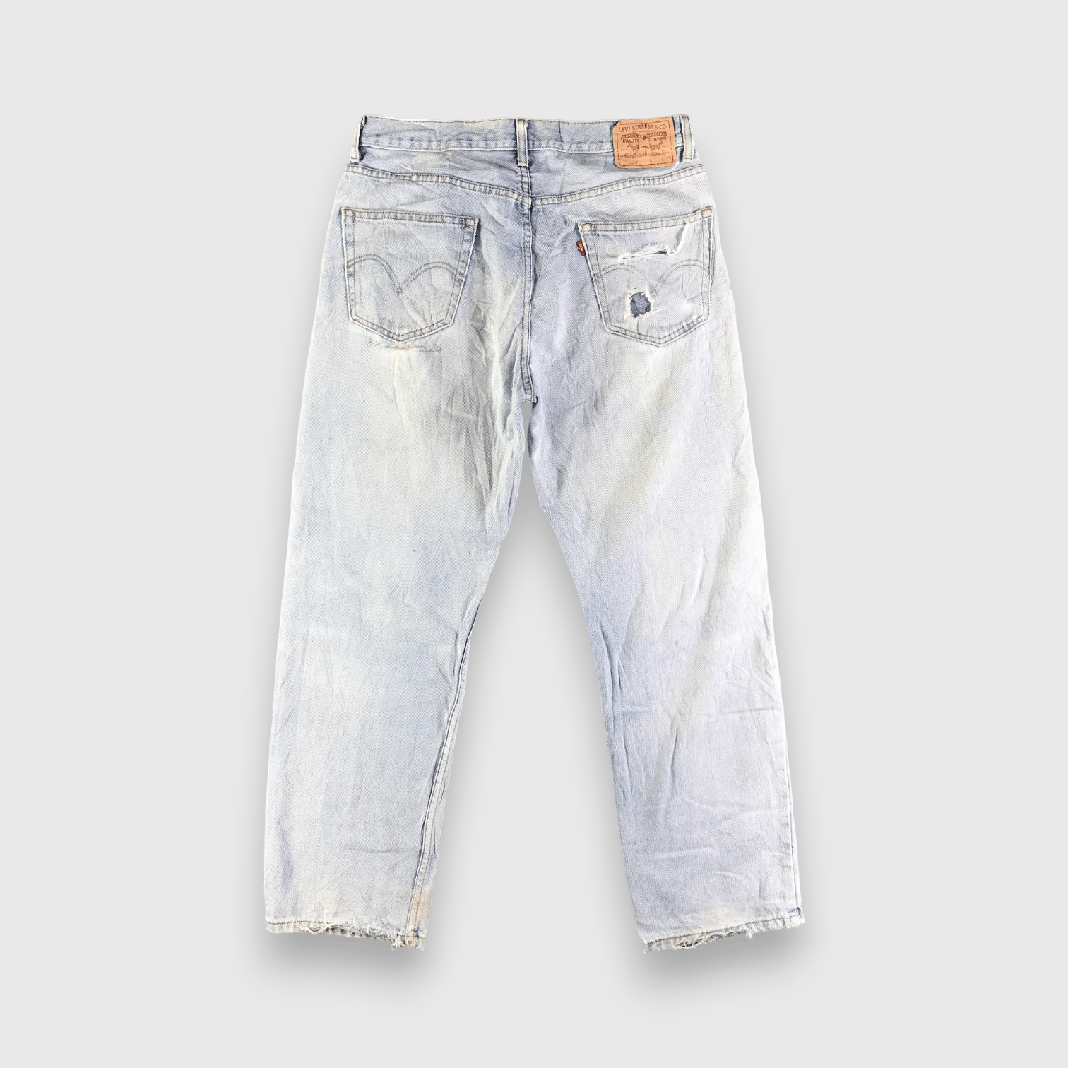 Levi's Vintage Light Wash Levis 550 Jeans-J3790 Size US 34 / EU 50 - 2 Thumbnail