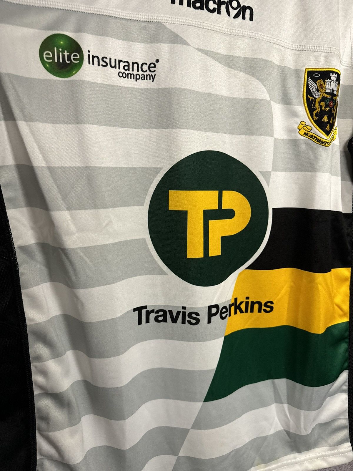 Macron × Vintage Vintage Northampton Saints Macron Rugby Team jersey blokcore Size US XL / EU 56 / 4 - 8 Thumbnail
