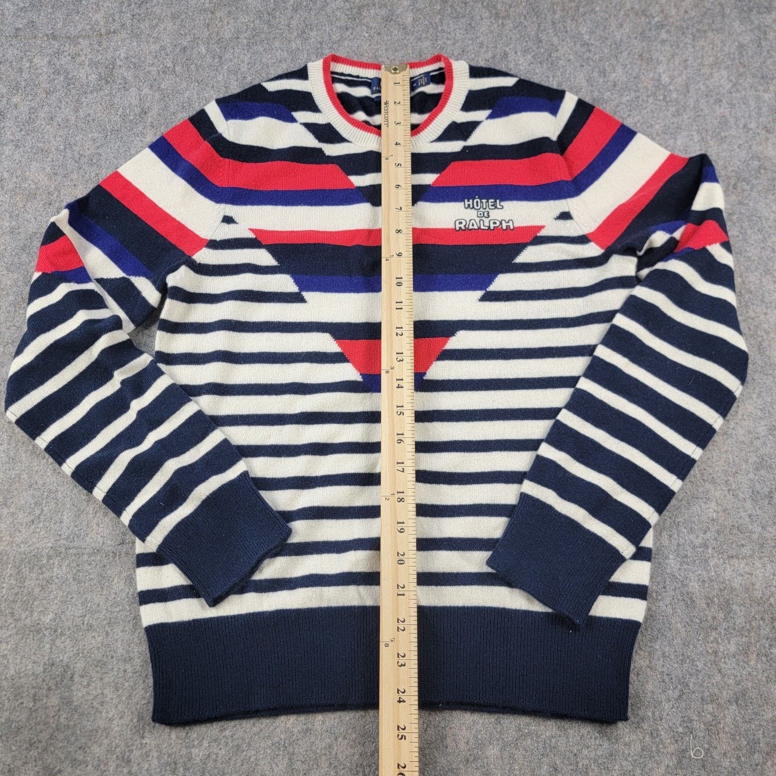 Polo Ralph Lauren Polo Ralph Lauren Optic Stripes 100% Cashmere Sweater Size M / US 6-8 / IT 42-44 - 5 Thumbnail