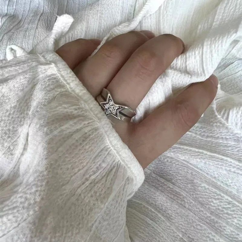 Handmade Star Opening Rings Size ONE SIZE - 5 Thumbnail
