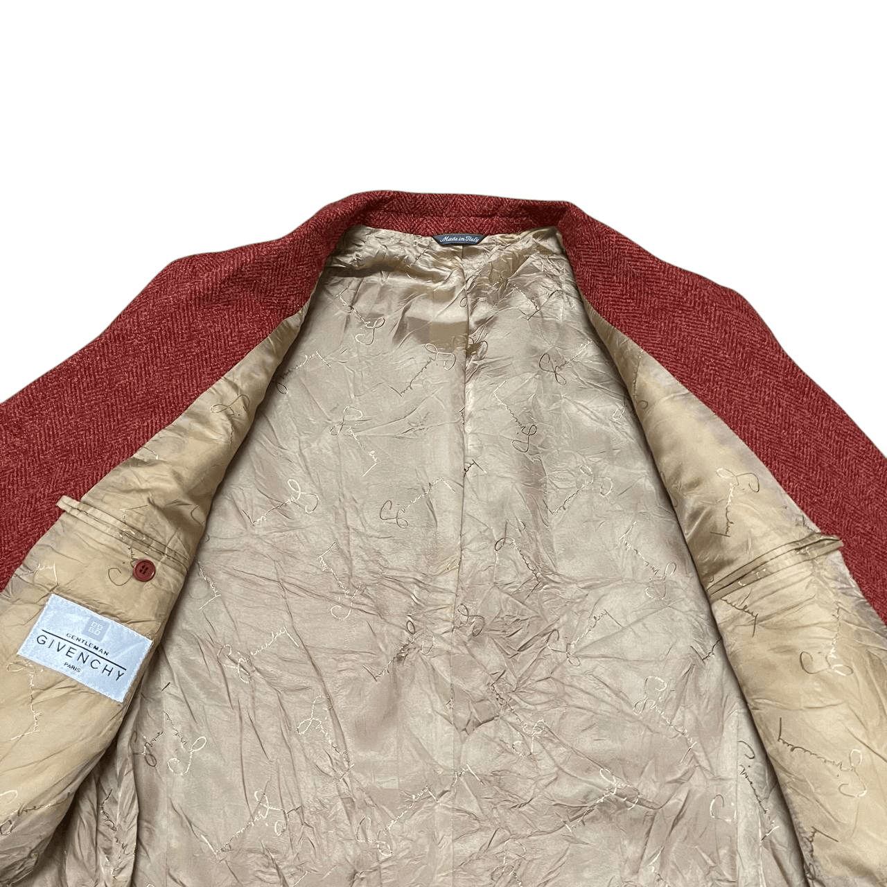Givenchy Vintage Givenchy Gentleman Paris Signature Wool Coat Blazer Size US L / EU 52-54 / 3 - 7 Thumbnail