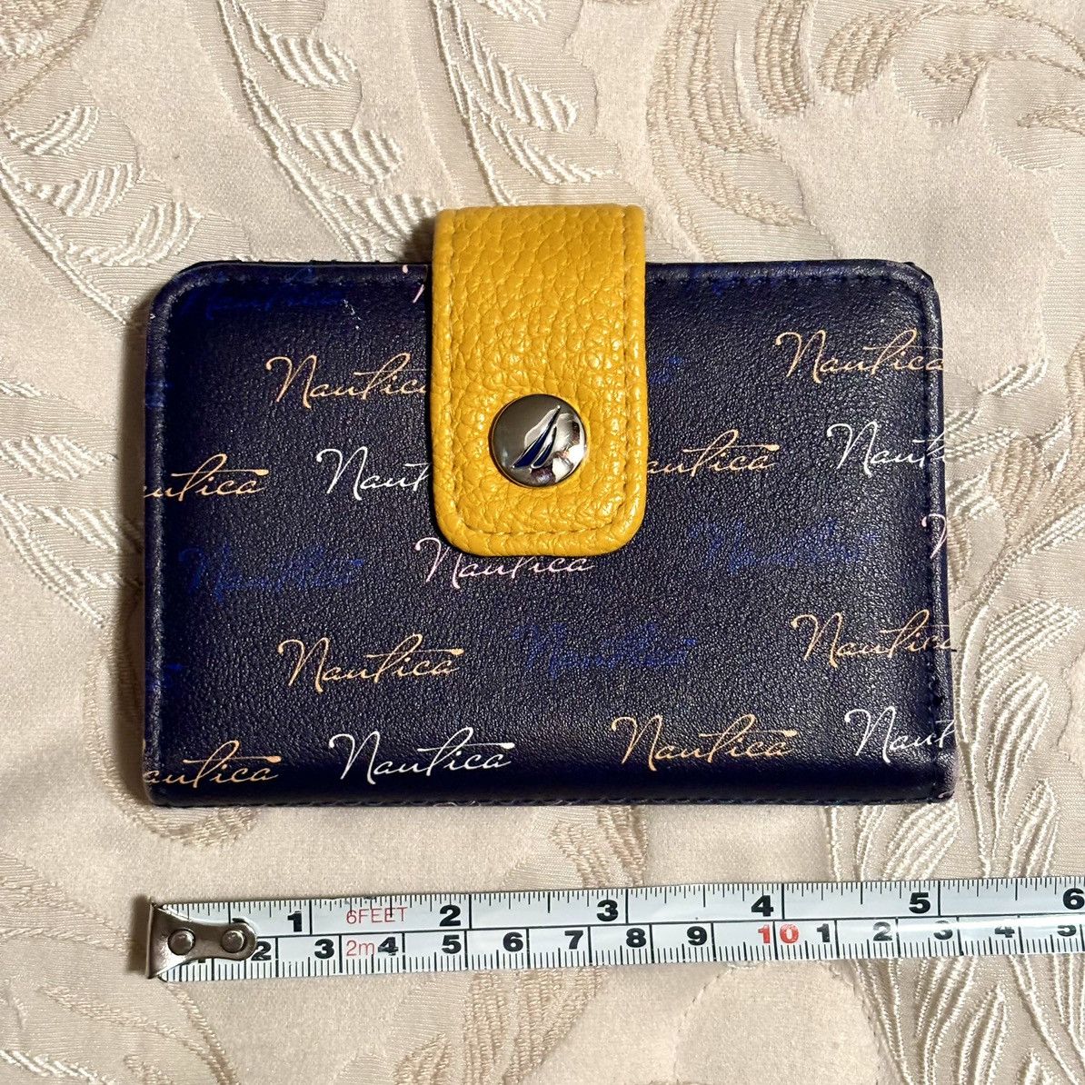 Nautica × Vintage Nautica Snap Button Wallet Leather Billfold Zip RFID Size ONE SIZE - 1 Thumbnail