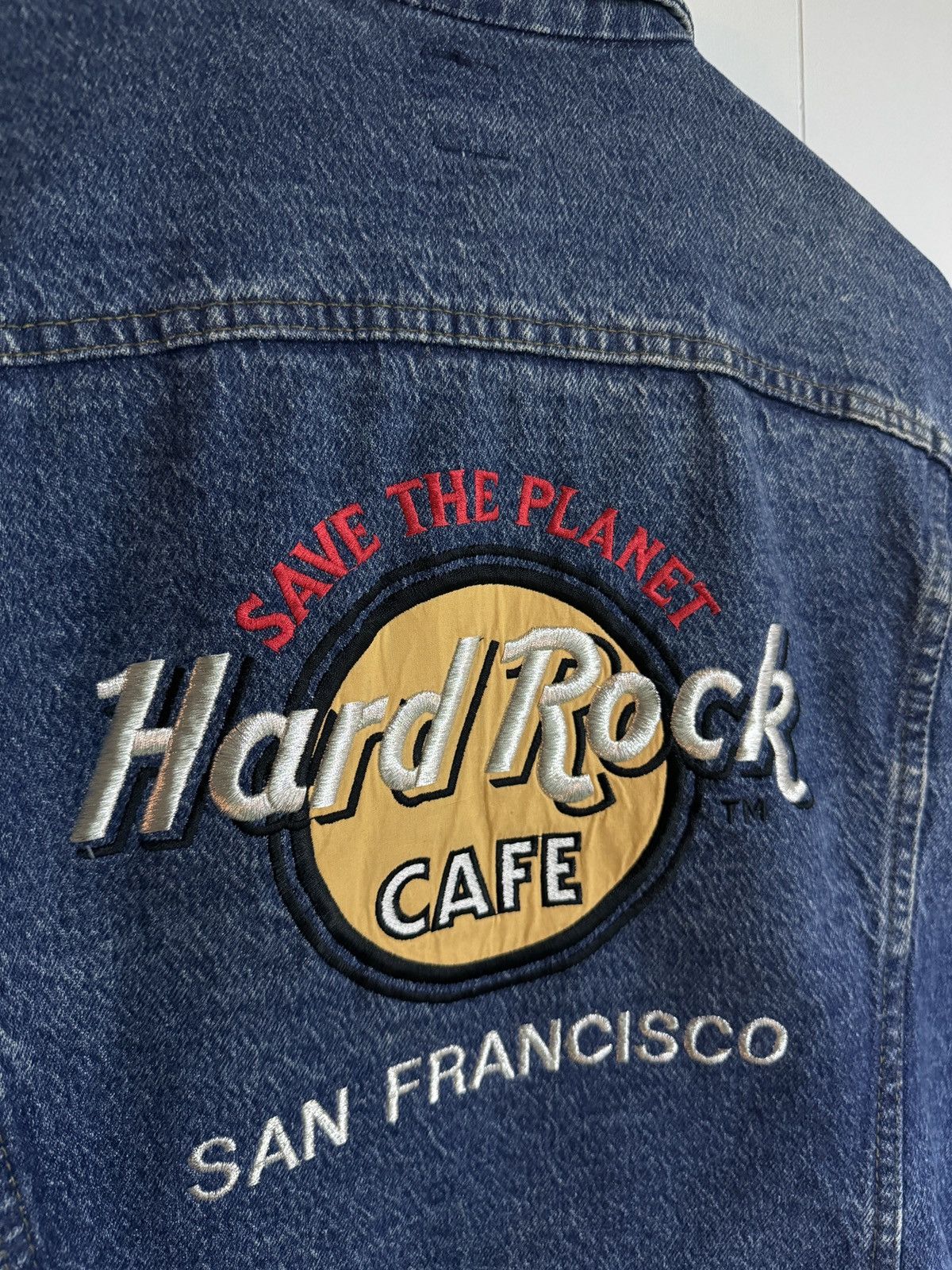 Lee Vintage Lee Hard Rock Cafe Denim Jacket 90s San Francisco Size US L / EU 52-54 / 3 - 10 Thumbnail