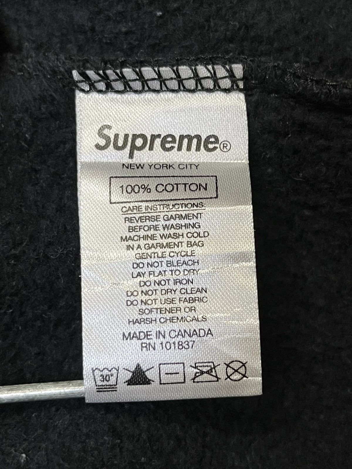 Supreme OG SUPREME REFLECTIVE CUTOUT HOODED SWEATS Size US M / EU 48-50 / 2 - 13 Thumbnail