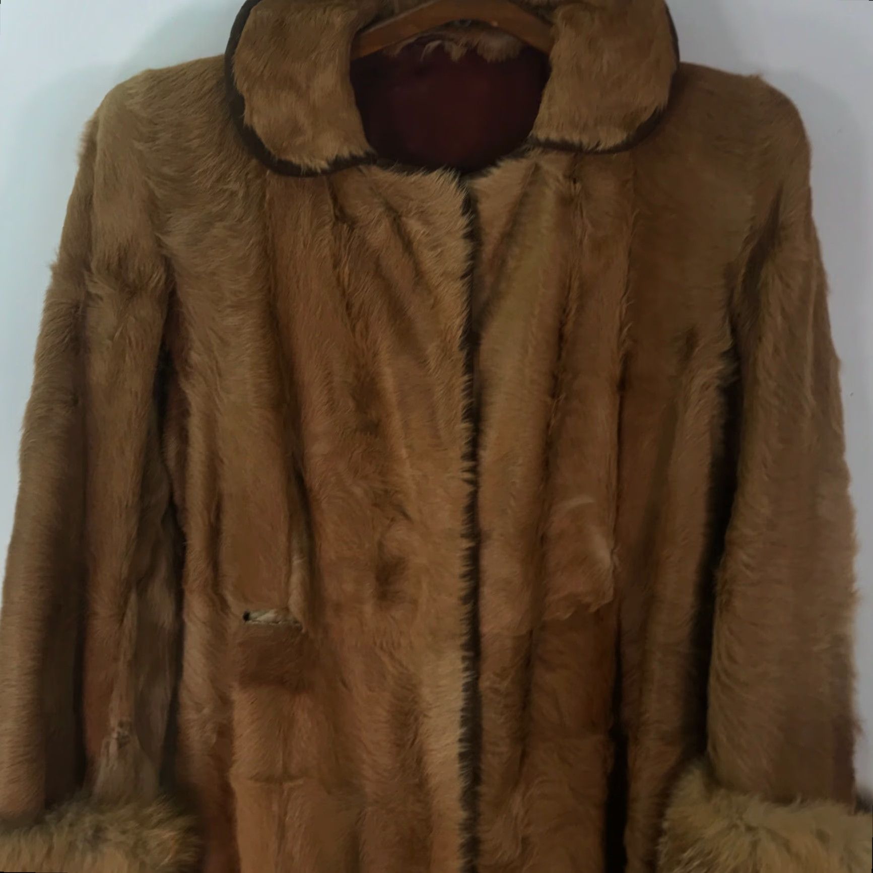 Vintage VINTAGE VTG Womens Horsehide Red Fox Cuffed Sleeve Brown Winter Jacket Coat Size 12 Size XL / US 12-14 / IT 48-50 - 3 Thumbnail