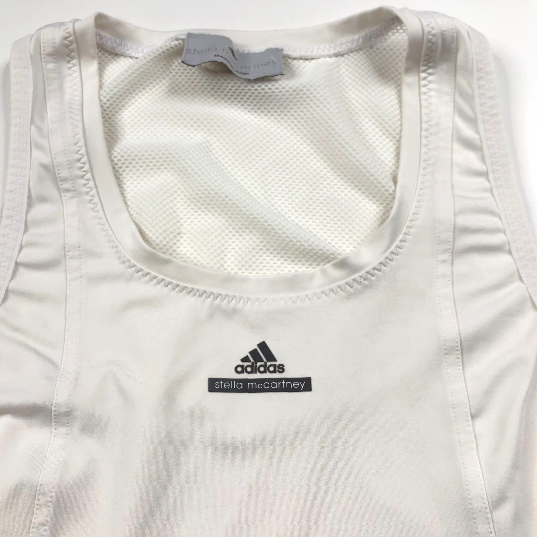 Adidas Adidas Stella McCartney Tank Top White Athletic Sleeveless Racerback Women M Size M / US 6-8 / IT 42-44 - 2 Thumbnail